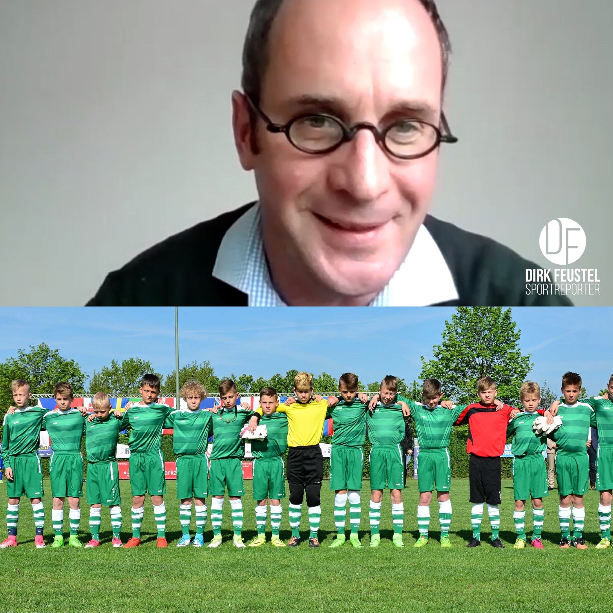 Sportreporter Dirk Feustel spricht mit...