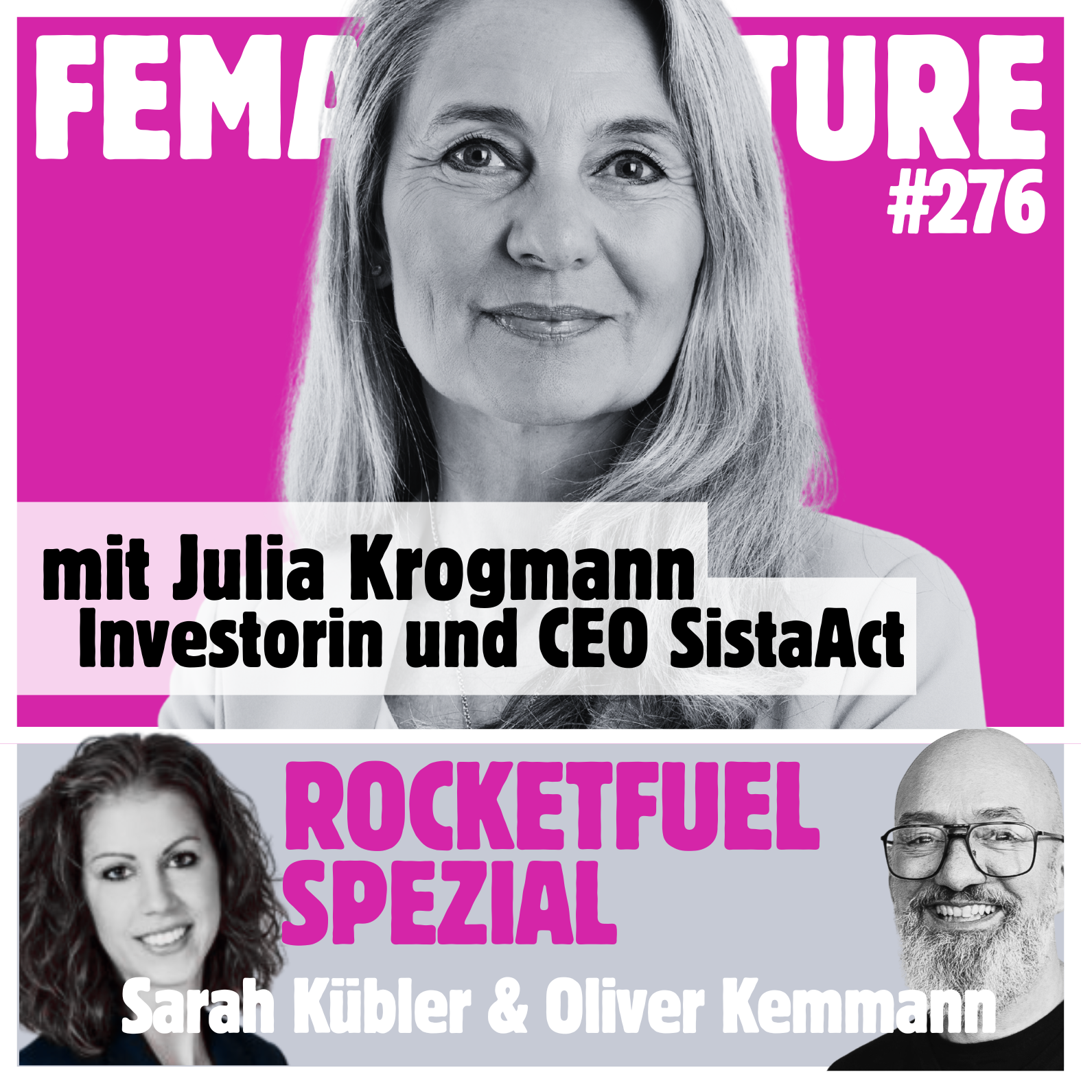 : Warum fliessen 94% des VC-Kapitals an rein männliche Teams, Julia Krogmann? - Episode 276