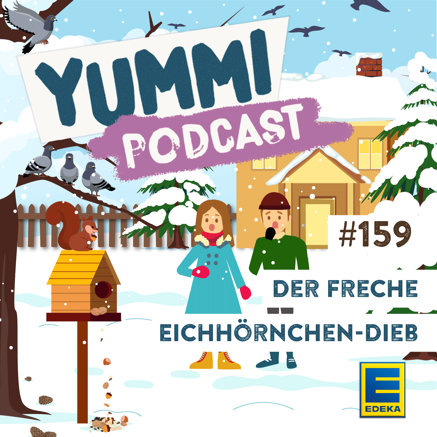 Der freche Eichhörnchen-Dieb