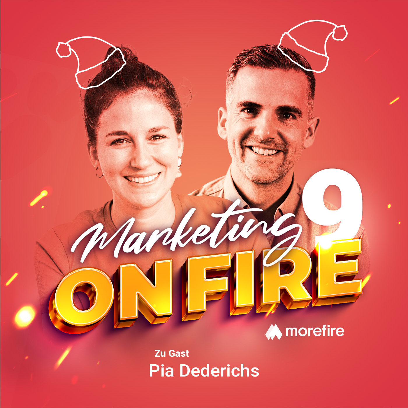 #9 | Micro-Conversions im B2B Bereich - Pia Dederichs | Marketing on fire episode artwork