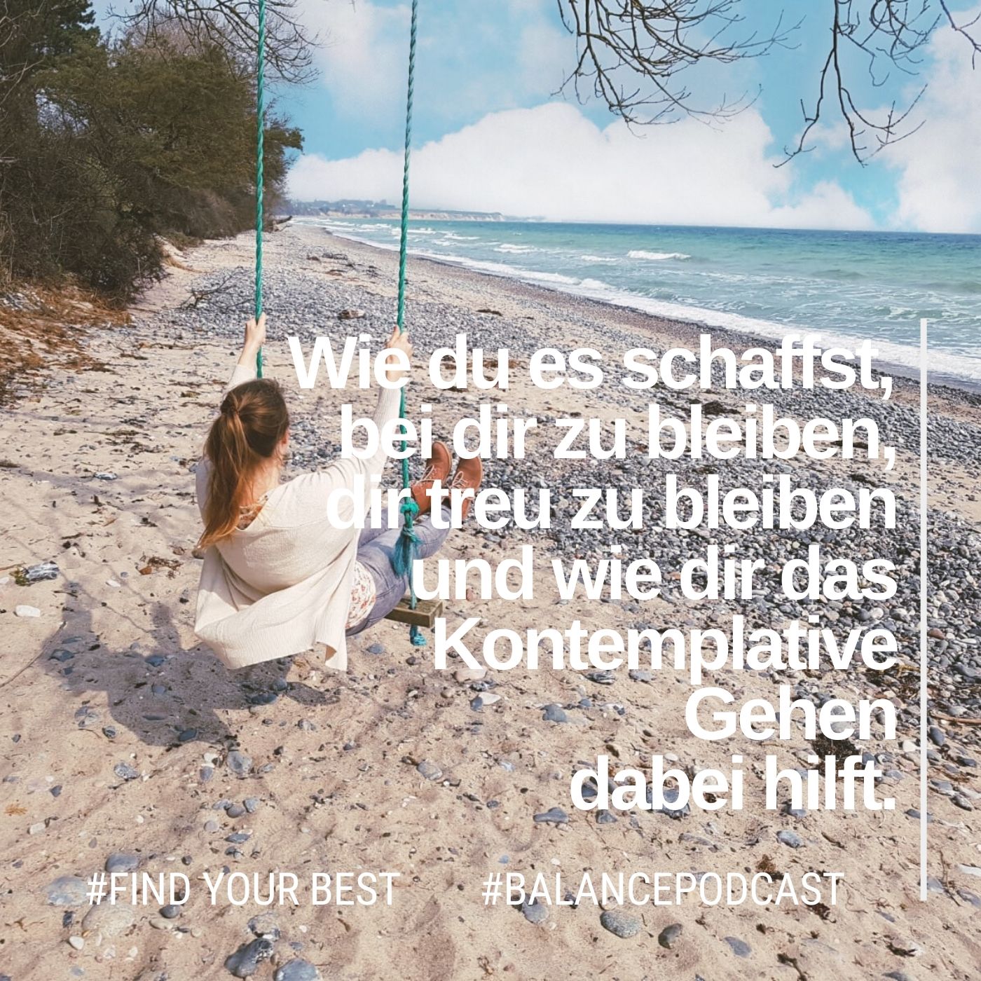 #21 Wie du es schaffst, bei dir zu bleiben, dir treu zu bleiben und wie dir das Kontemplative Gehen dabei hilft. episode artwork