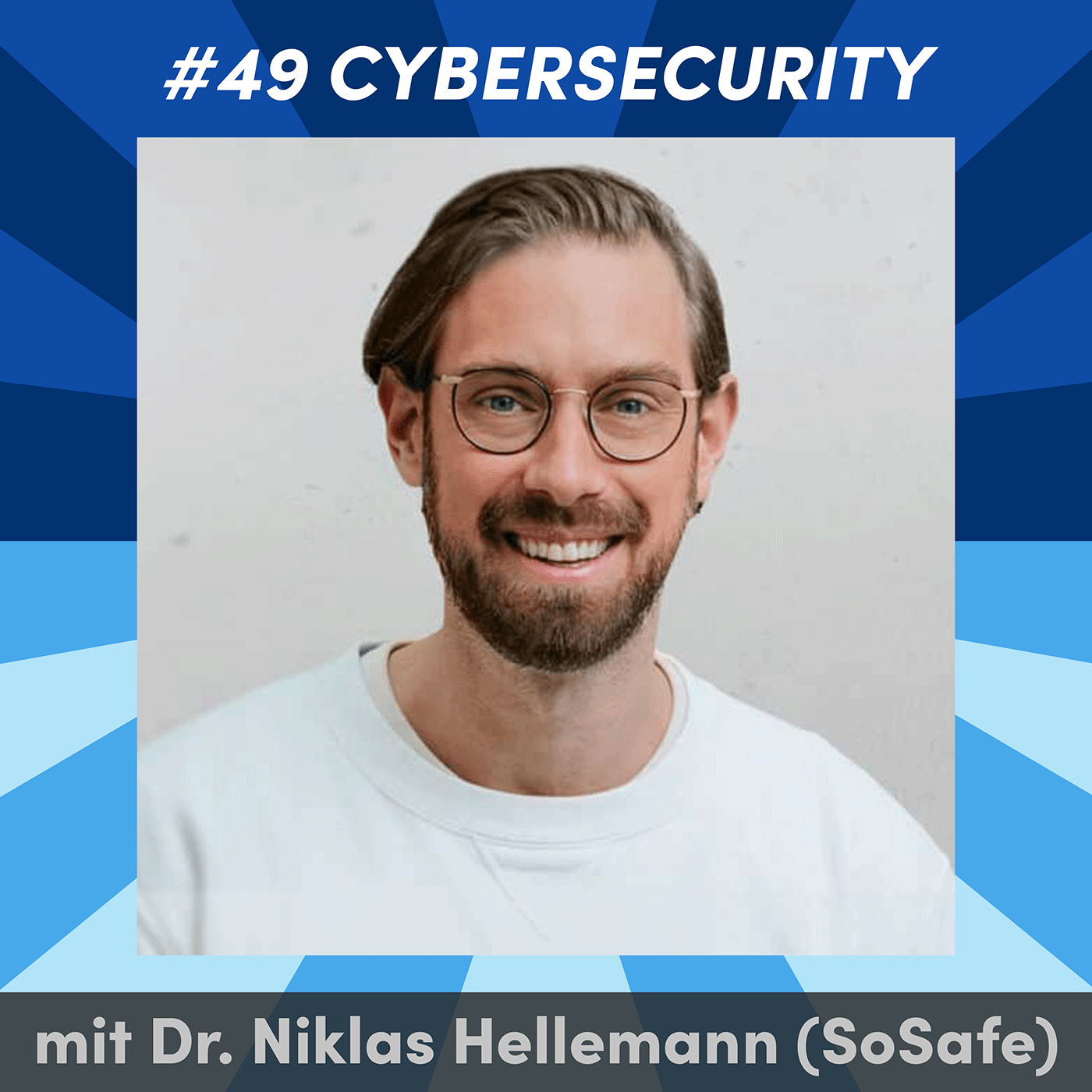 #49 Warum sollte der Mensch im Mittelpunkt der Cyber-Secrurity stehen? mit Dr. Niklas Hellemann (SoSafe)