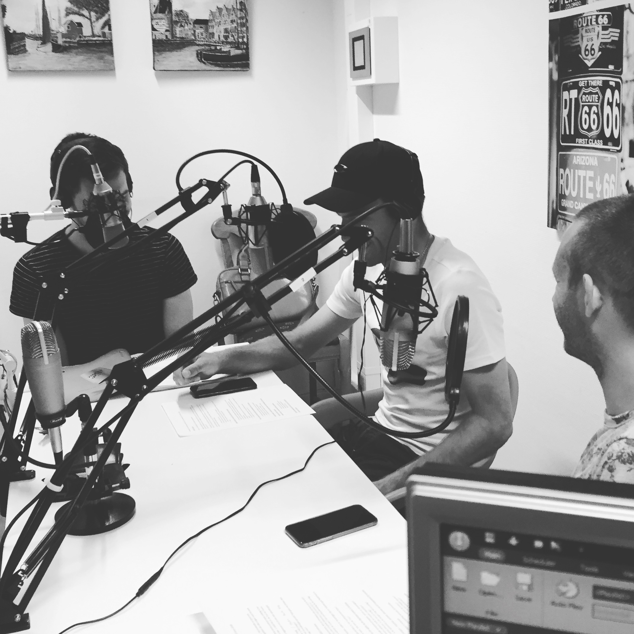 Een podcast over wielrennen, Arriere de la course