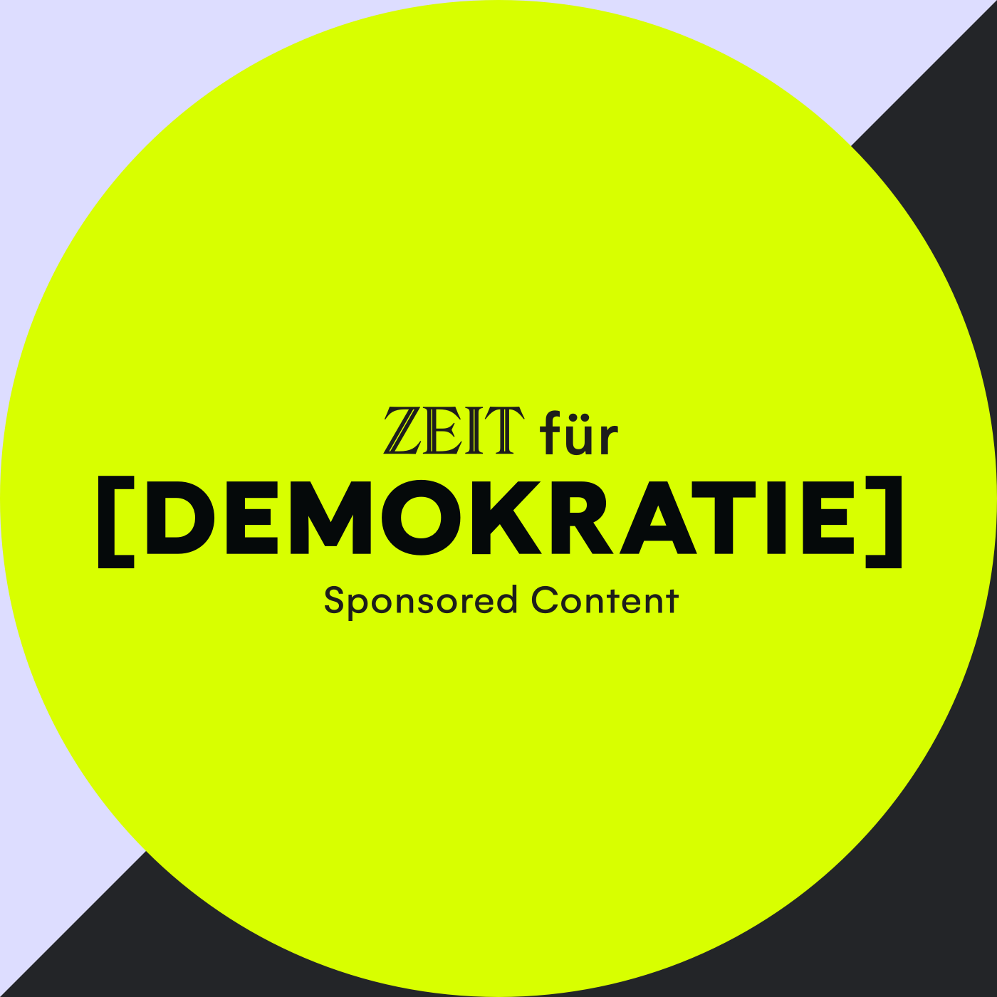 ZEIT für Demokratie