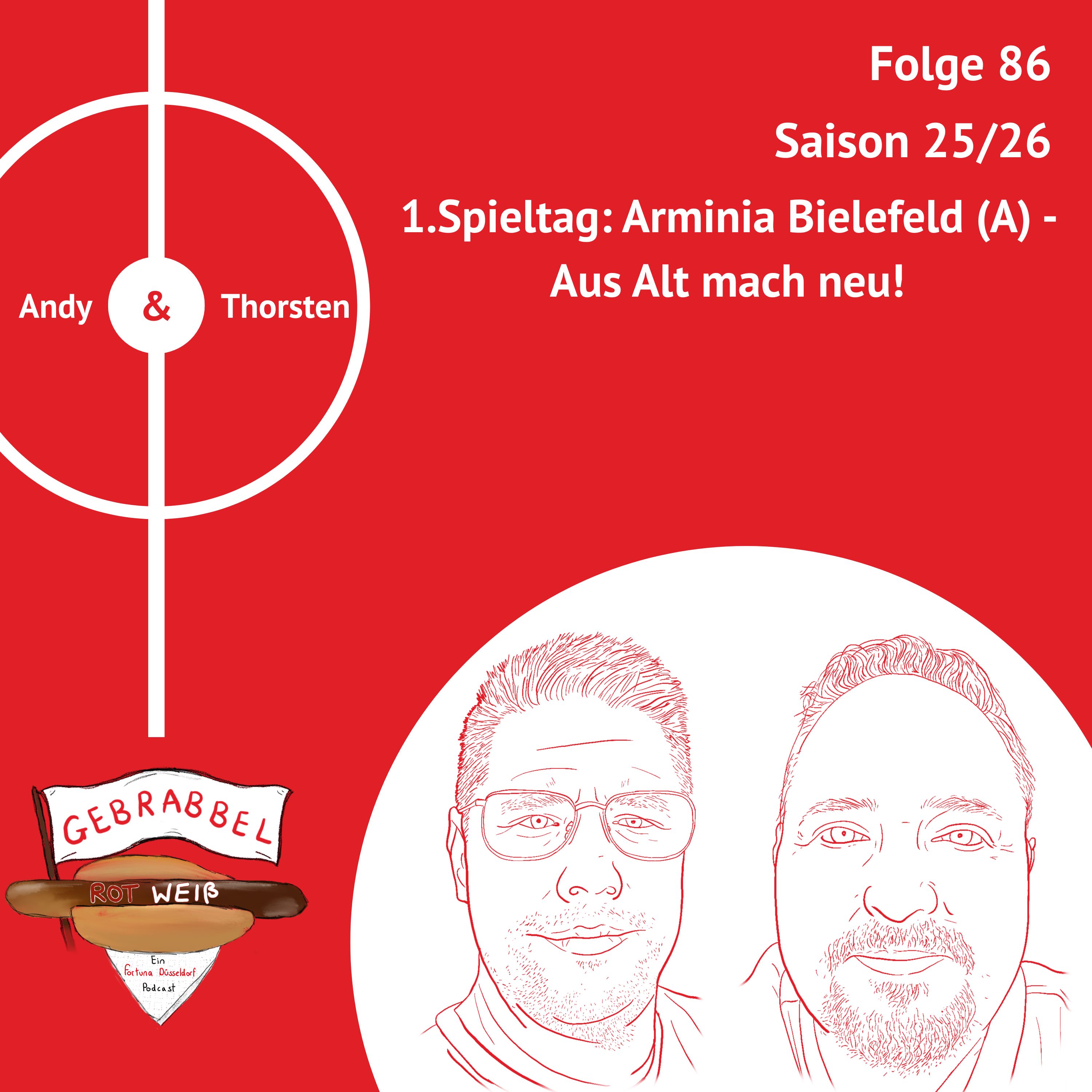 #086: 1. Spieltag: Arminia Bielefeld (A) – Aus Alt mach neu! episode artwork