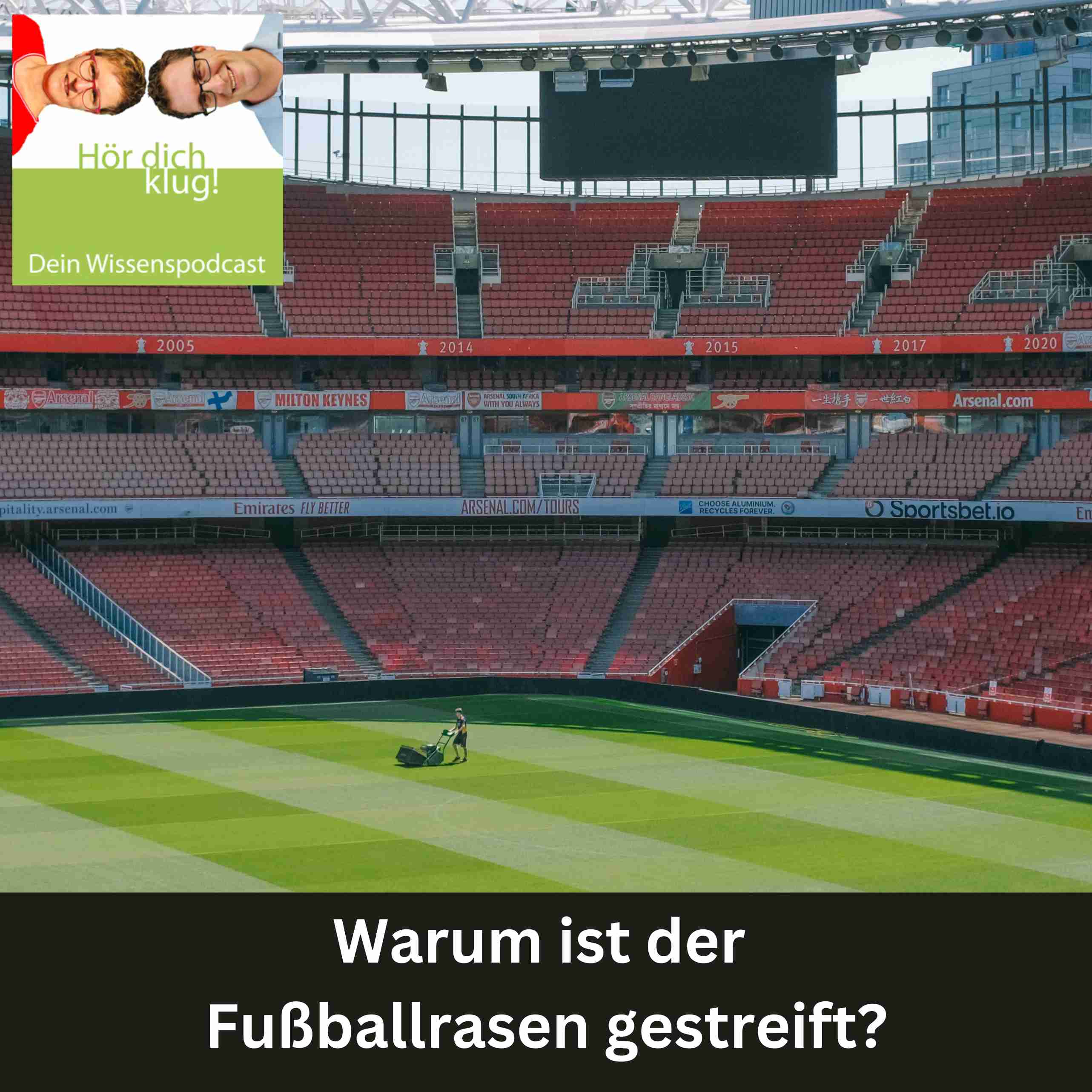 Warum ist der Fußballrasen gestreift?
