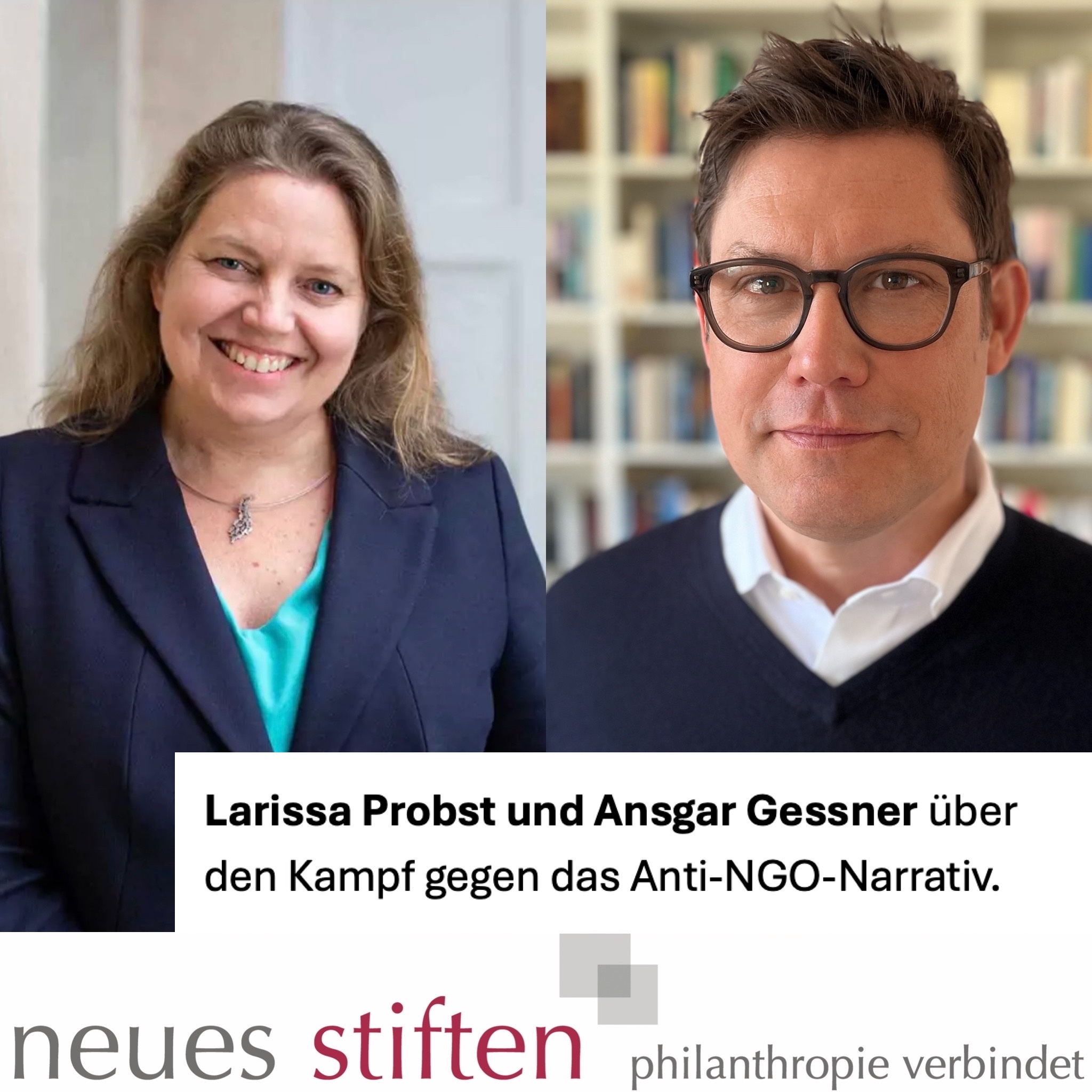 Larissa Probst und Ansgar Gessner über den Kampf gegen das Anti-NGO-Narrativ episode artwork
