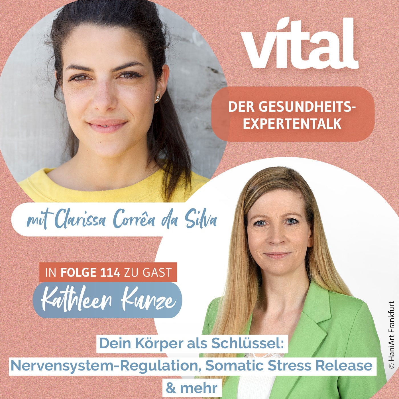Dein Körper als Schlüssel: Nervensystem-Regulation, Somatic Stress Release & mehr - mit Kathleen Kunze episode artwork