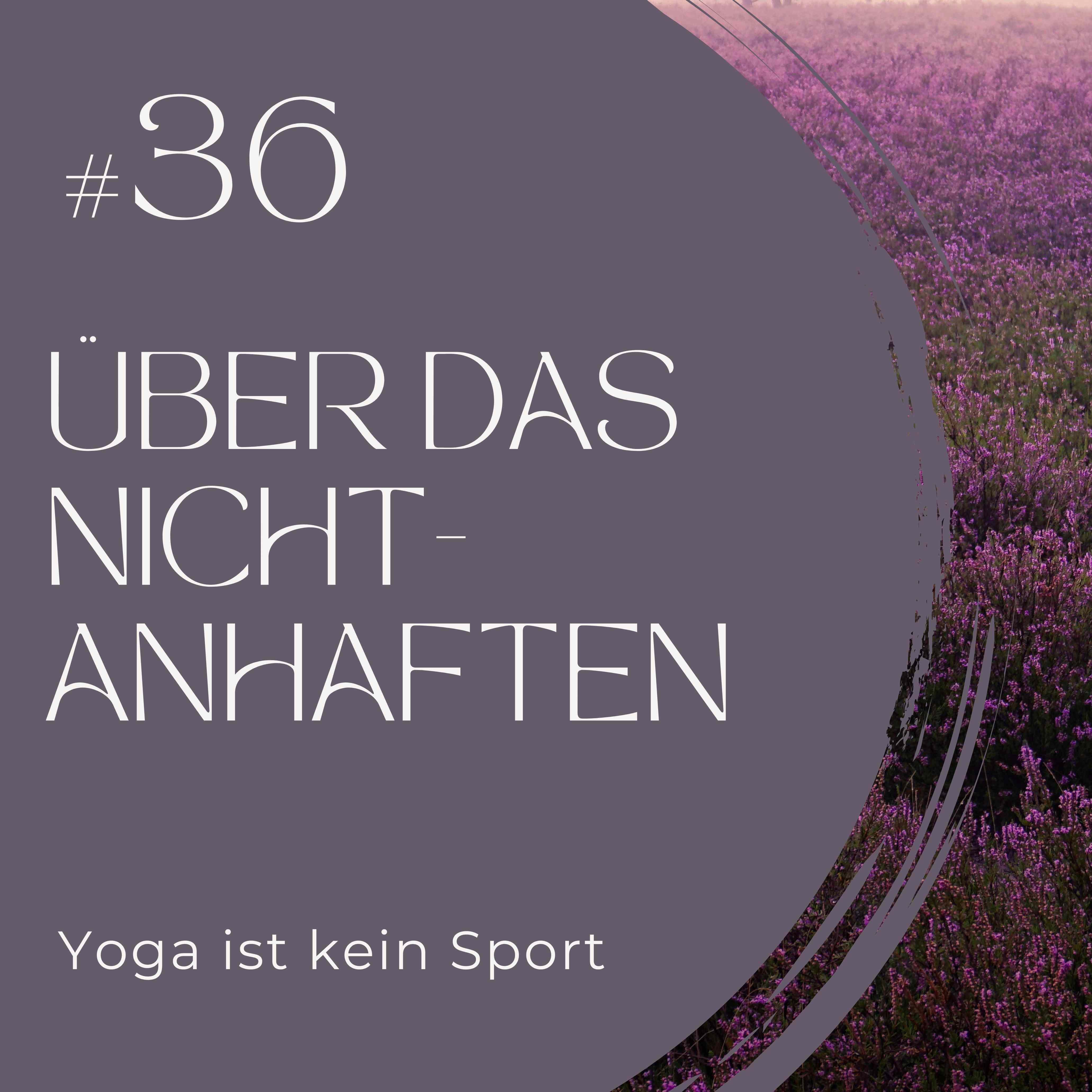 #36 Über das Nicht-Anhaften 