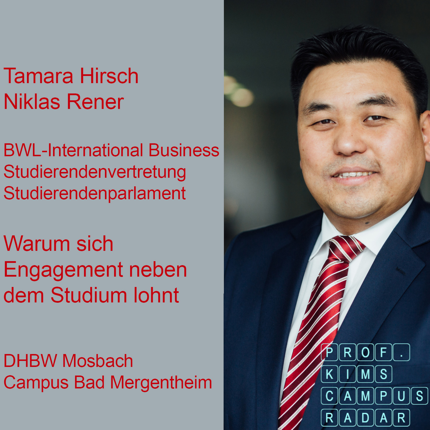 Prof. Kims Campusradar - DHBW Mosbach/Bad Mergentheim