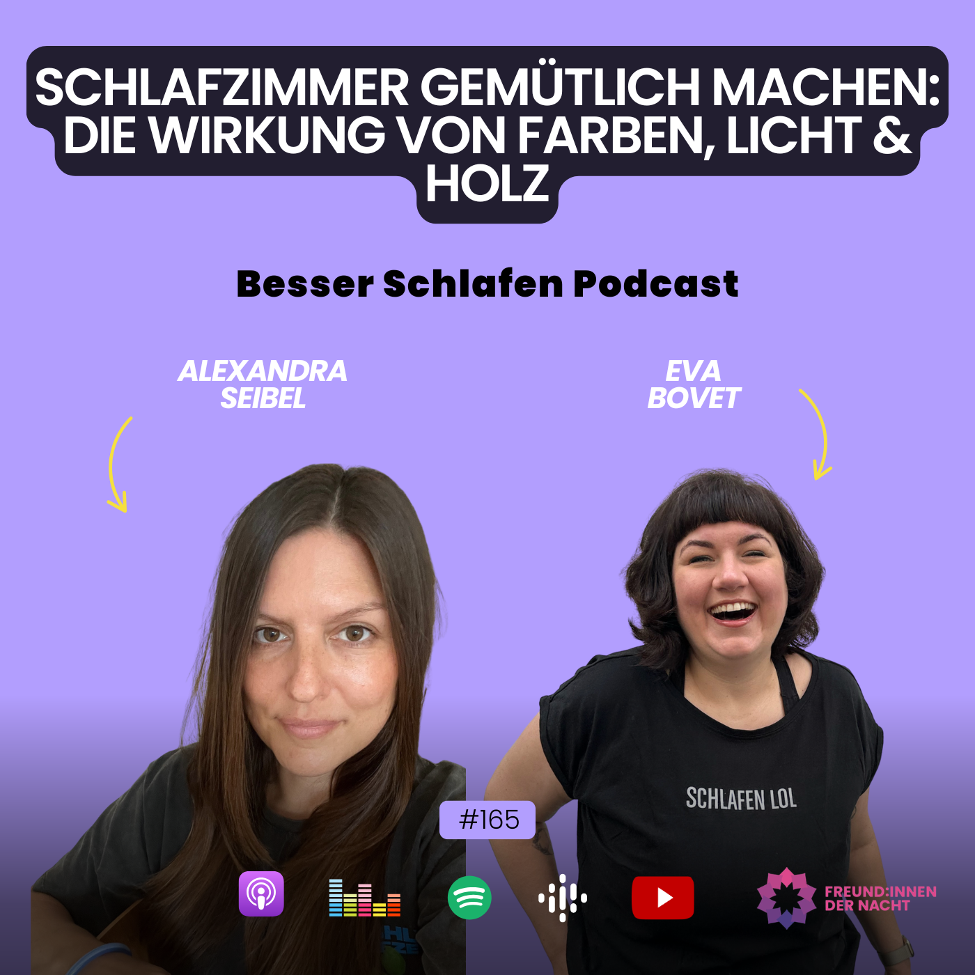 Schlafzimmer gemütlich machen: Die Wirkung von Farben, Licht & Holz (#165)