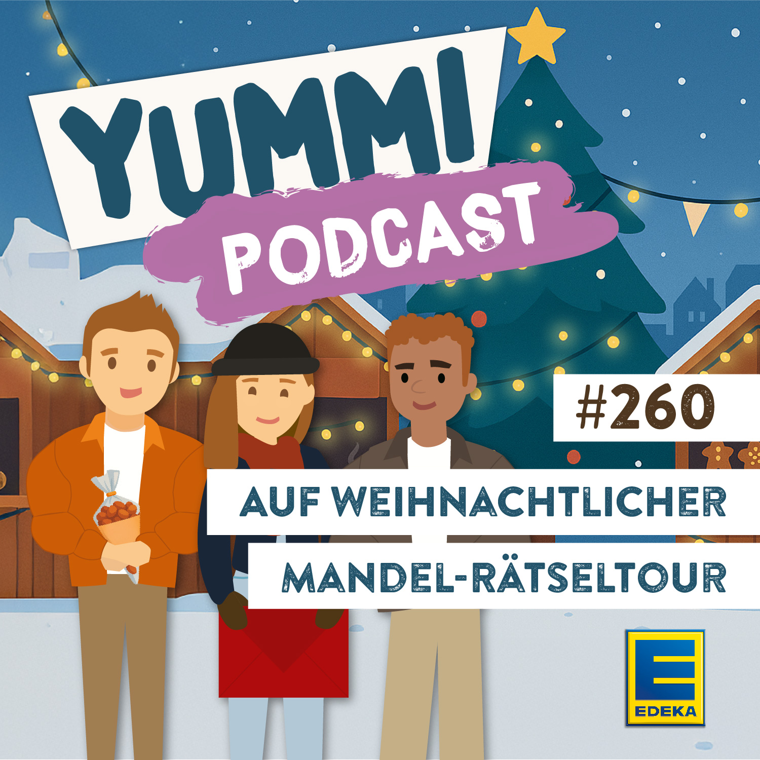 Auf weihnachtlicher Mandel-Rätseltour
