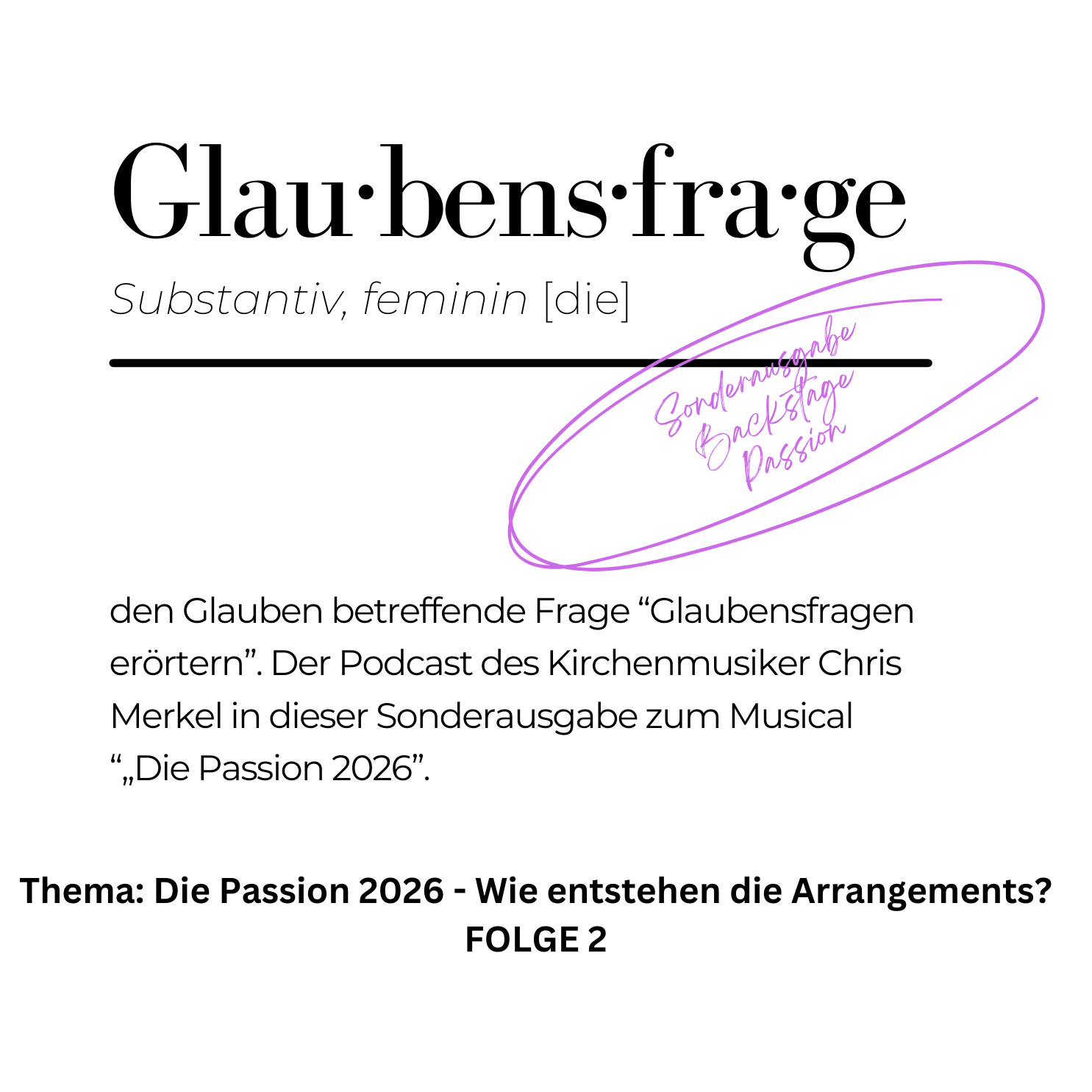Glaubensfrage