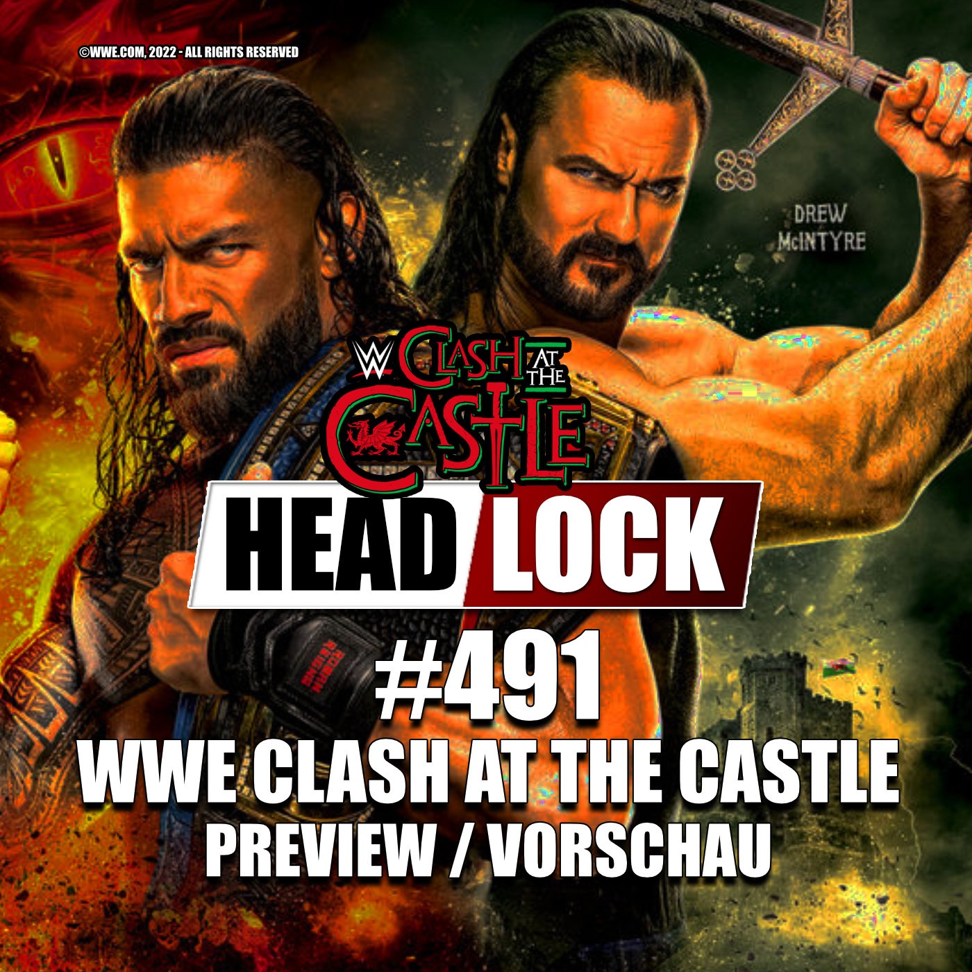 #491: WWE Clash At The Castle (Preview / Vorschau) - WWE ZURÜCK IN EUROPA episode artwork