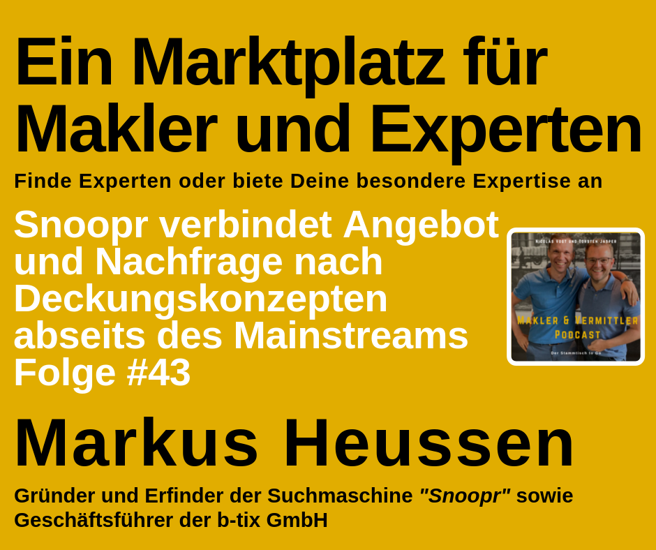 Makler und Vermittler Podcast - Für Versicherungsmakler, -vertreter und Finanzdienstleister