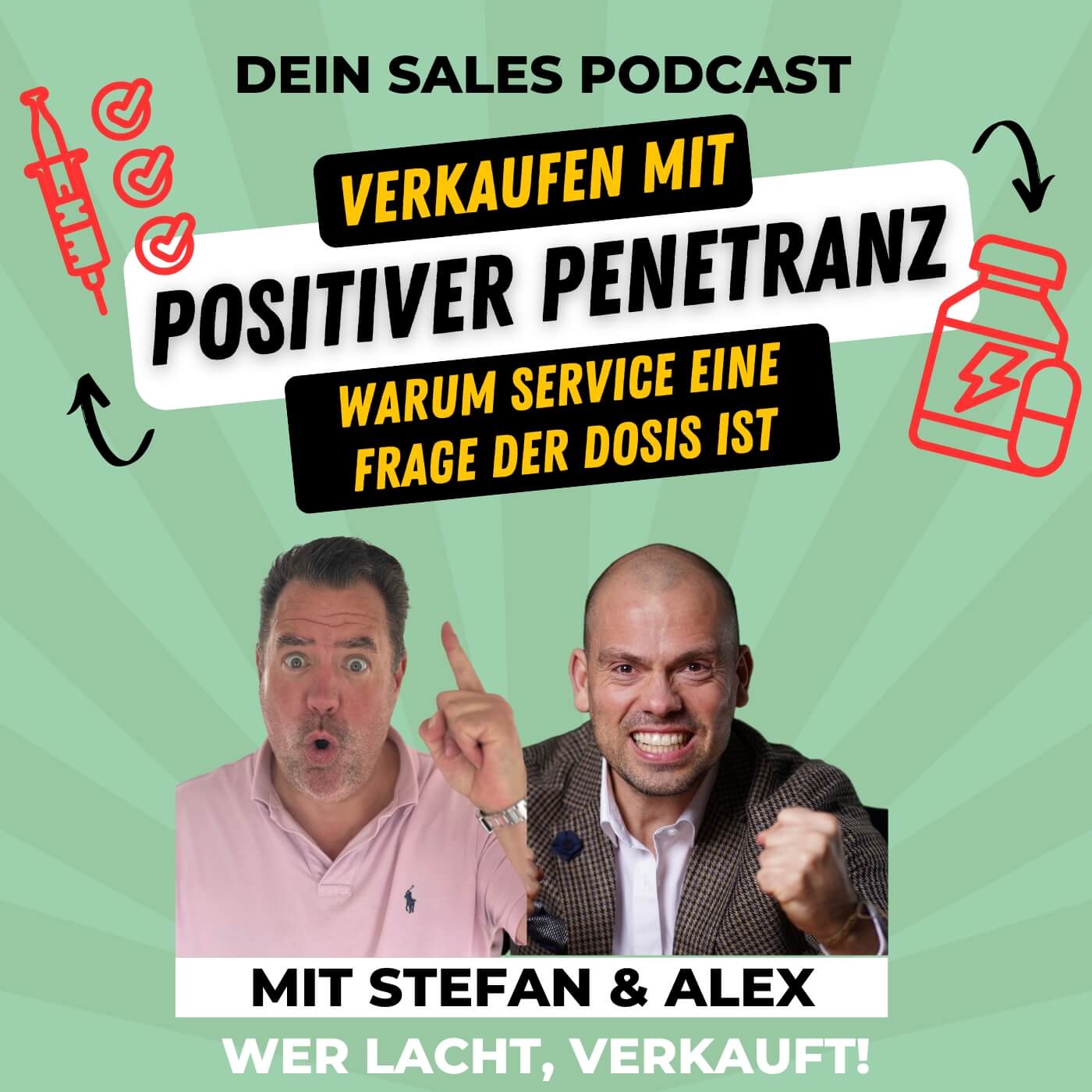 Wer lacht verkauft! Dein Sales Podcast für mehr Spaß im Verkauf.