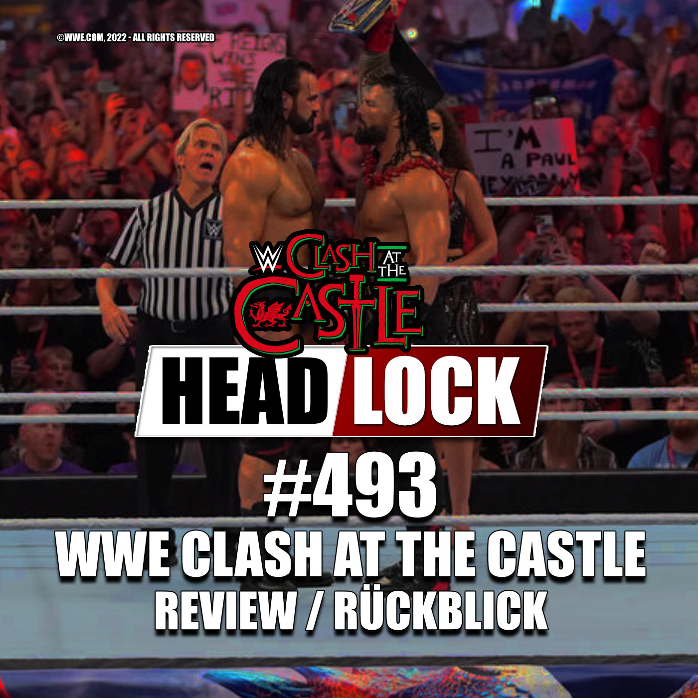 #493: WWE Clash At The Castle 2022 (Review / Rückblick) - SKANDAL-SIEG, DEBÜTS UND TYSON FURY SINGT! episode artwork
