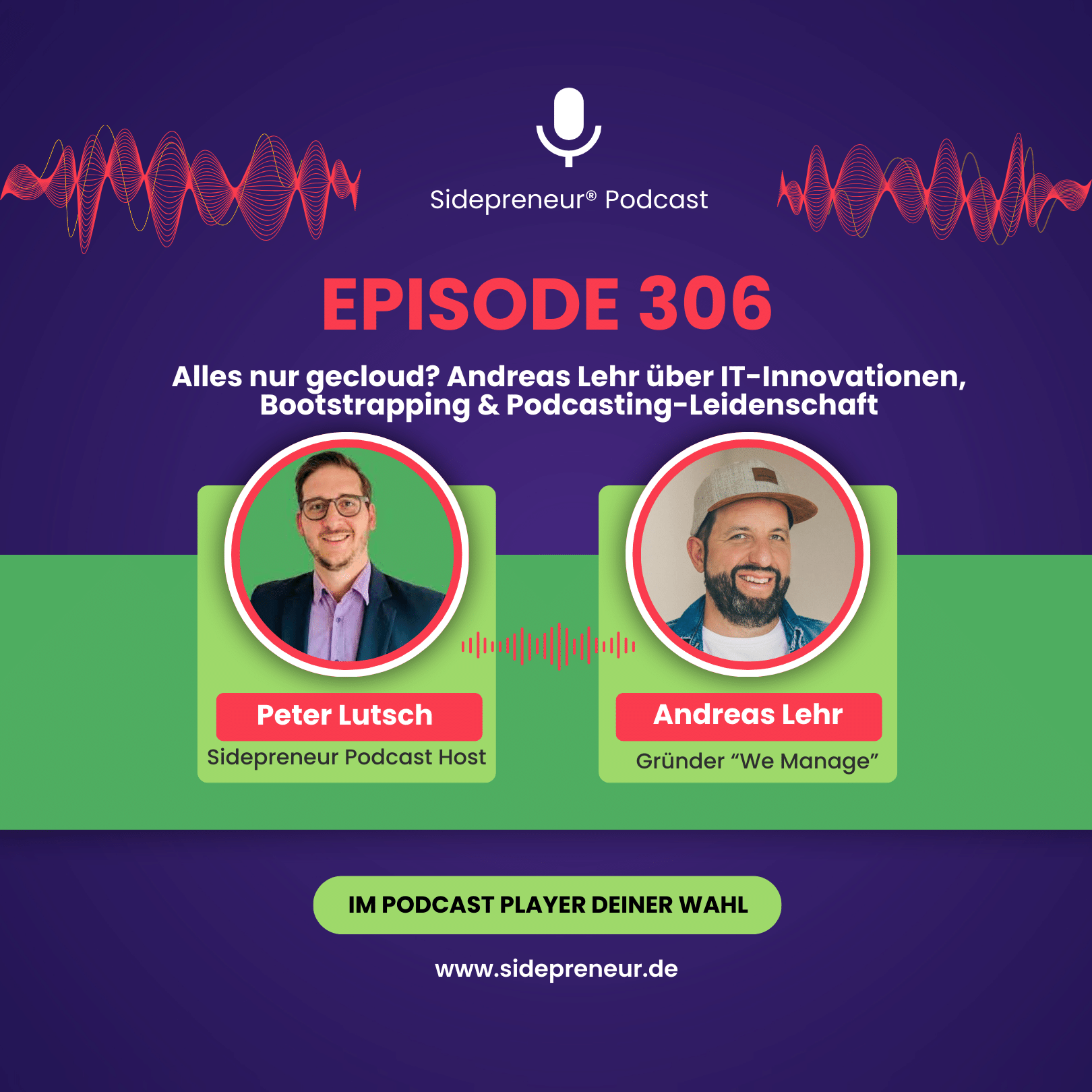 SP306 - Alles nur gecloud? Andreas Lehr über IT-Innovationen, Bootstrapping & Podcasting-Leidenschaft