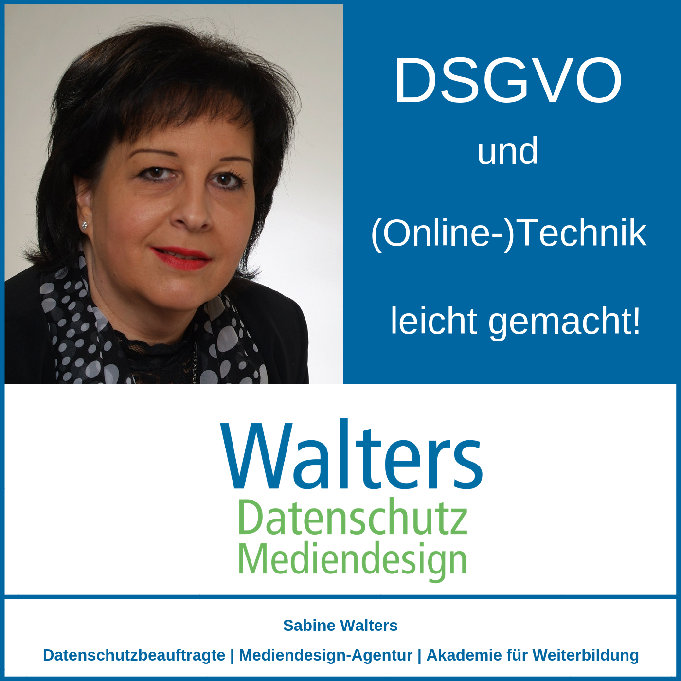 DSGVO und (Online-)Technik leicht gemacht!