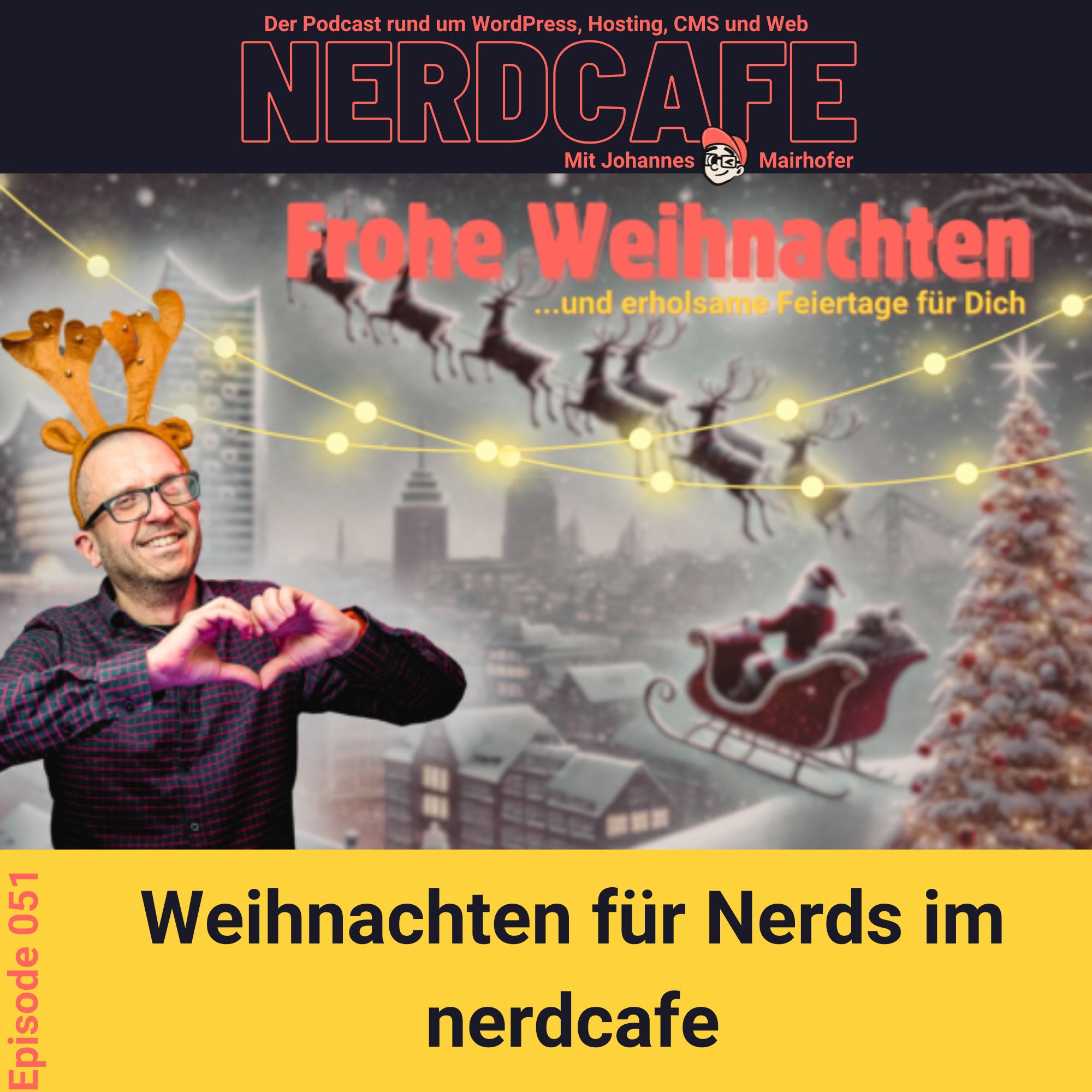 nerdcafe. Der Podcast rund um WordPress, Hosting, CMS und Web.