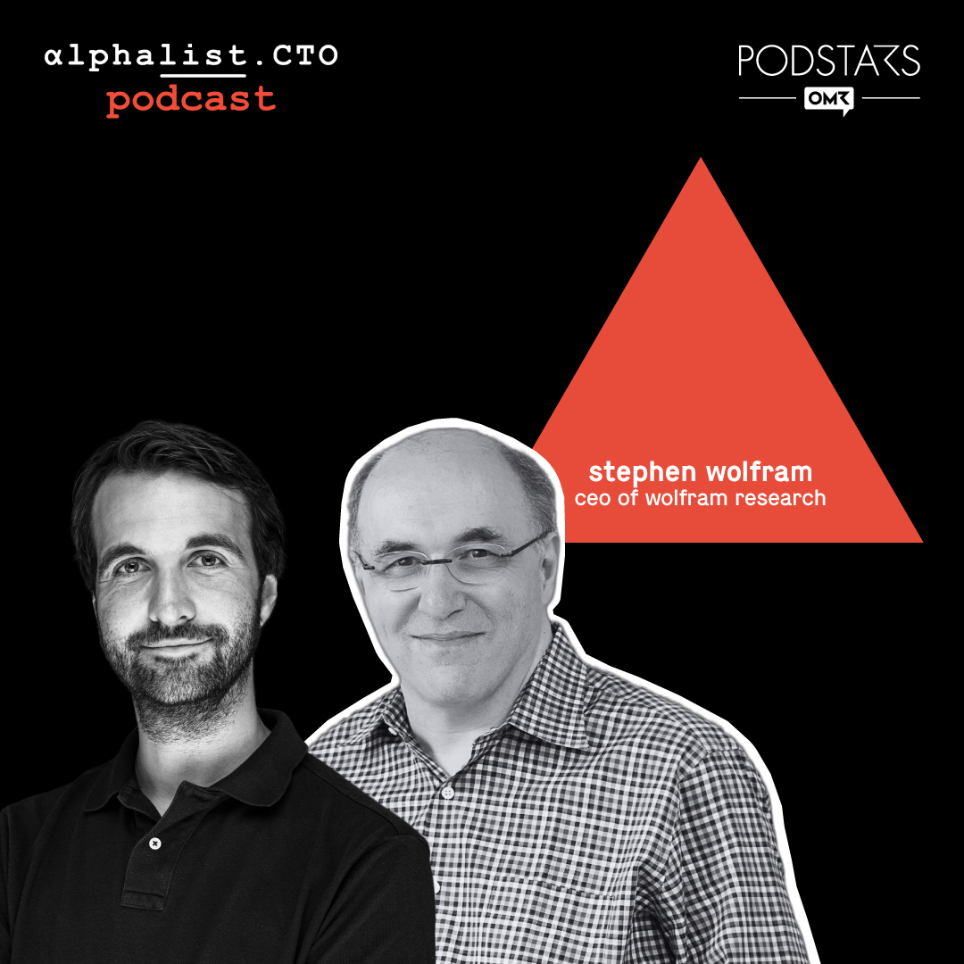 #78 - Stephen Wolfram // Founder & CEO of Wolfram Research - podcast episode cover