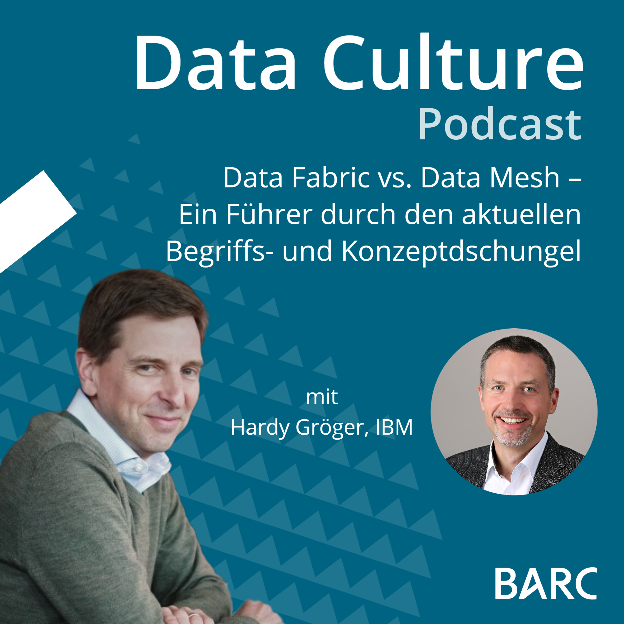 Data Fabric vs. Data Mesh – Ein Führer durch den aktuellen Begriffs- und Konzeptdschungel – mit Hardy Gröger, IBM
