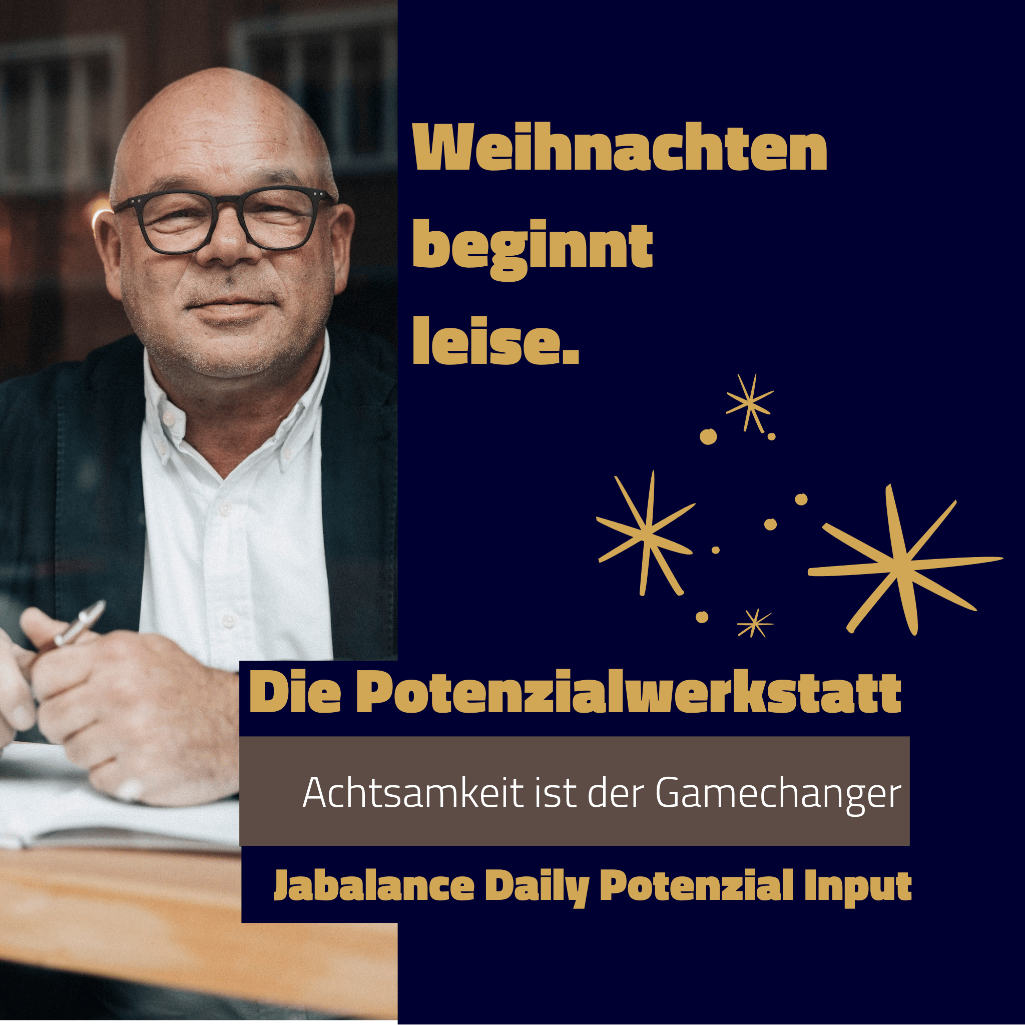 Weihnachten beginnt leise