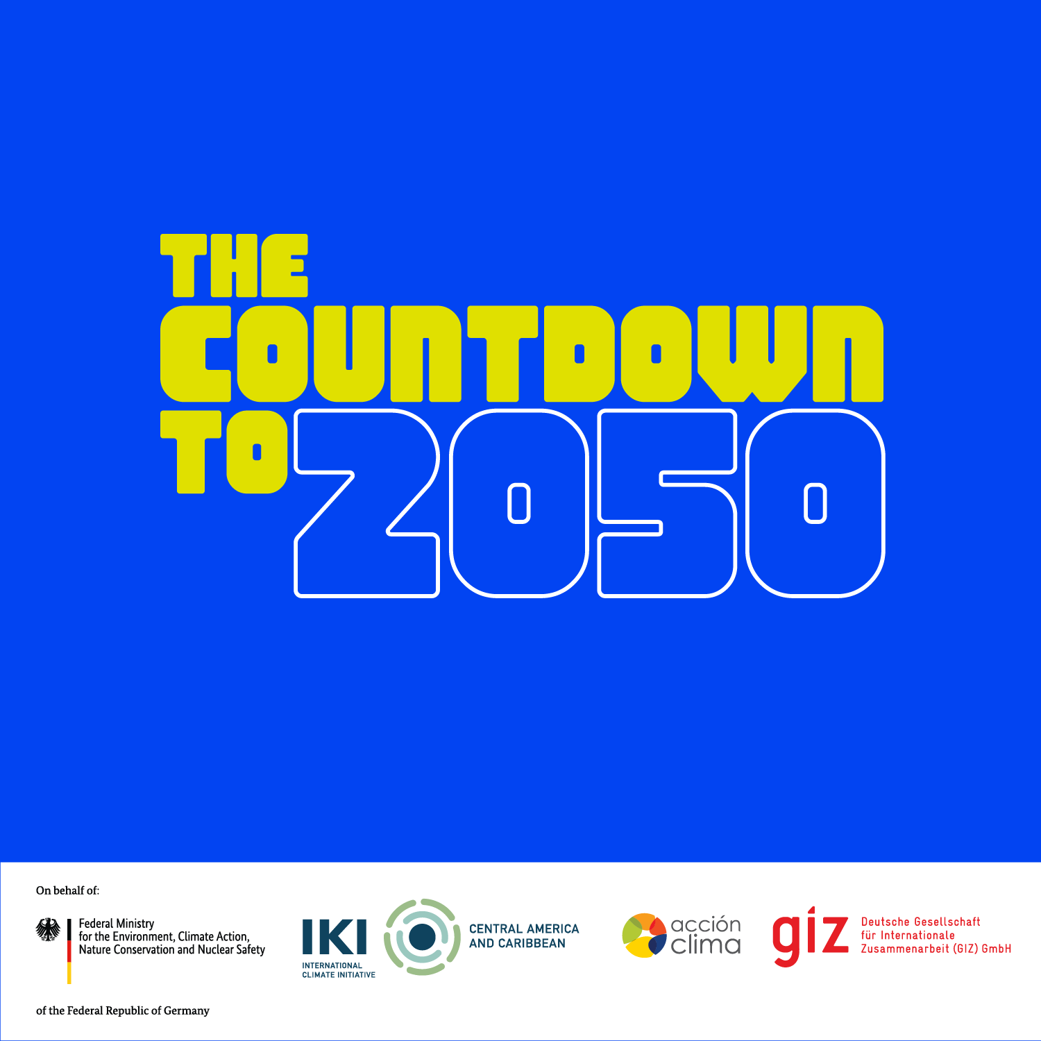 The Countdown to 2050