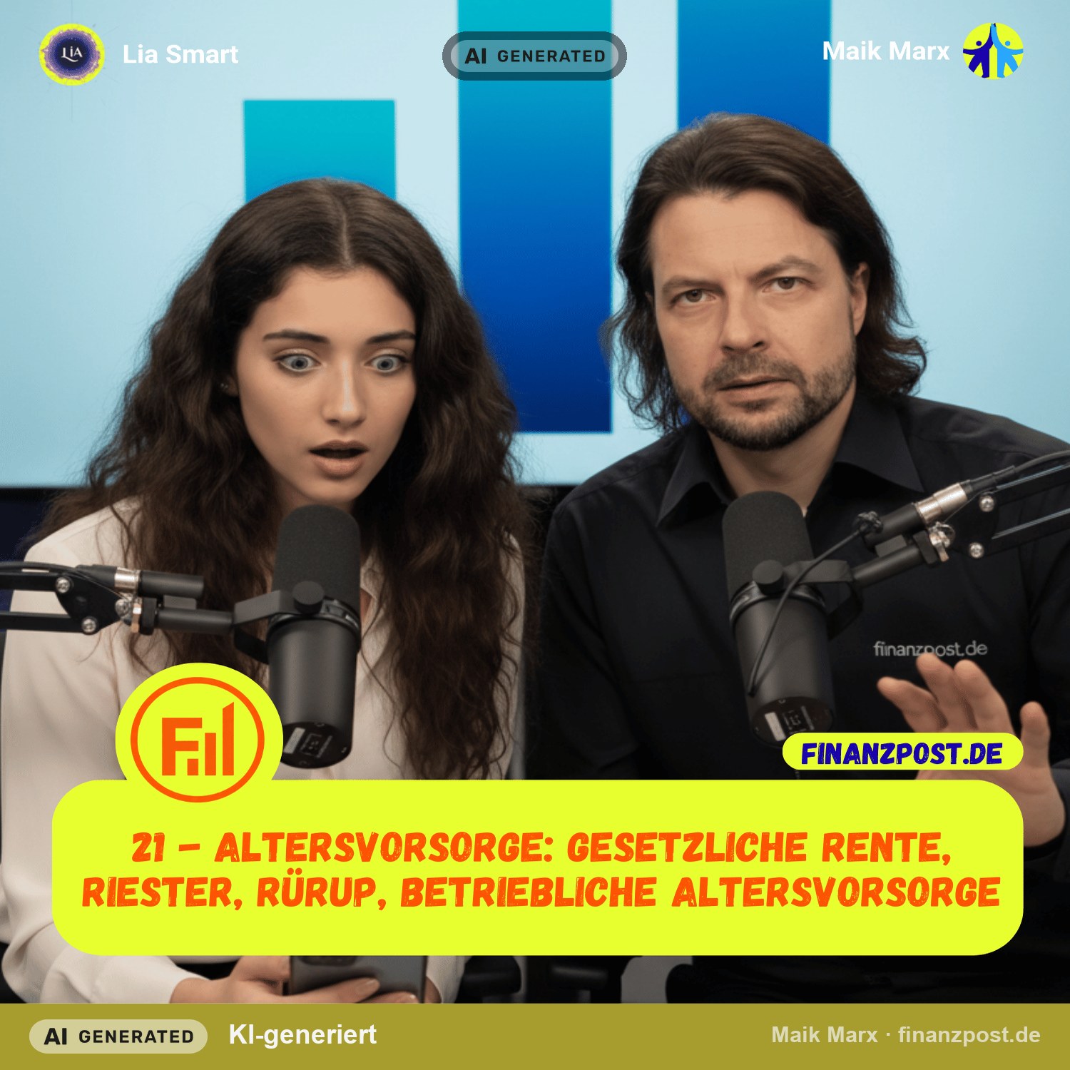 21 Altersvorsorge - Gesetzliche Rente, Riester, Rürup, betriebliche Altersvorsorge episode artwork