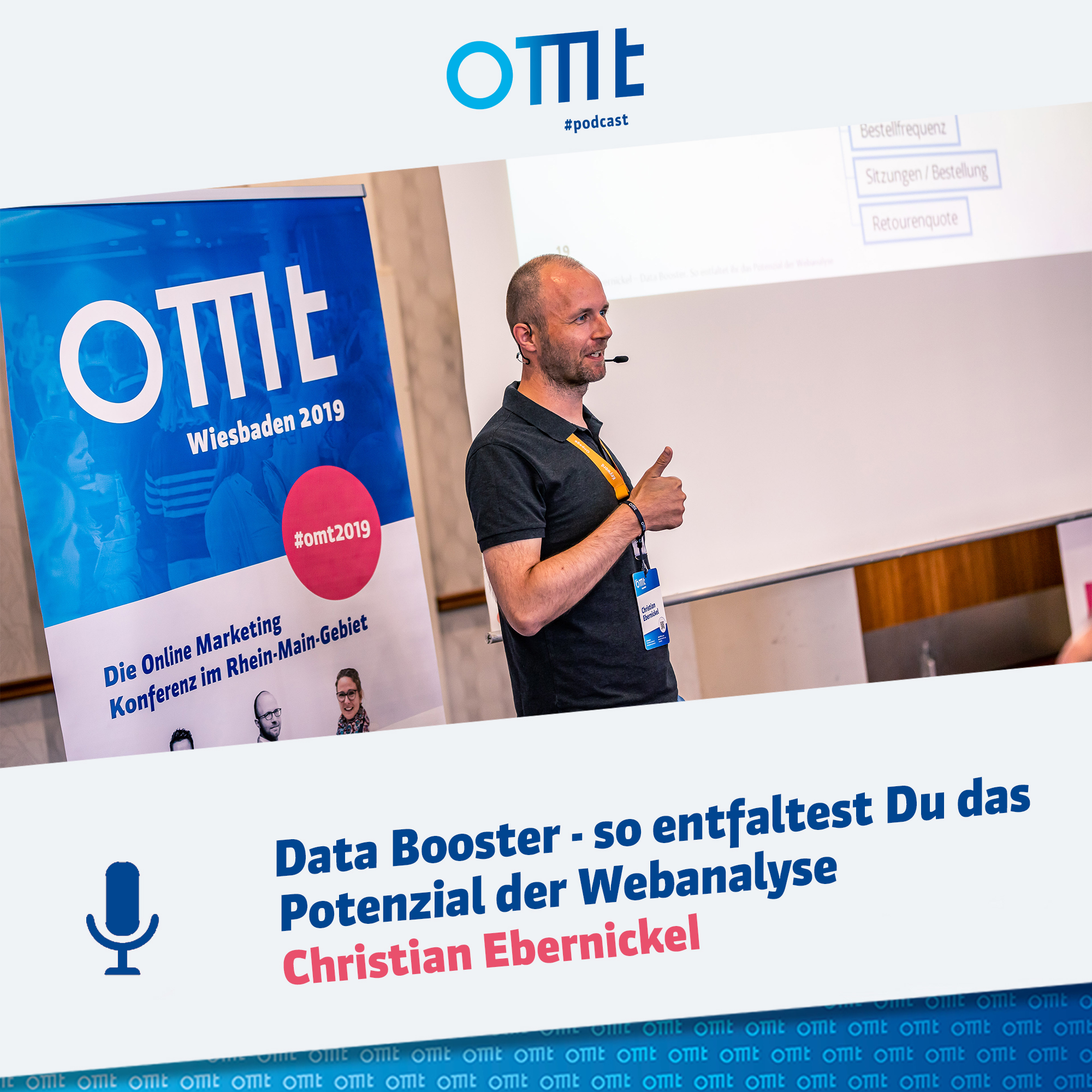 "Data Booster - So entfaltest du das Potenzial der Webanalyse" mit Christian Ebernickel | OMT Podcast #011 episode artwork