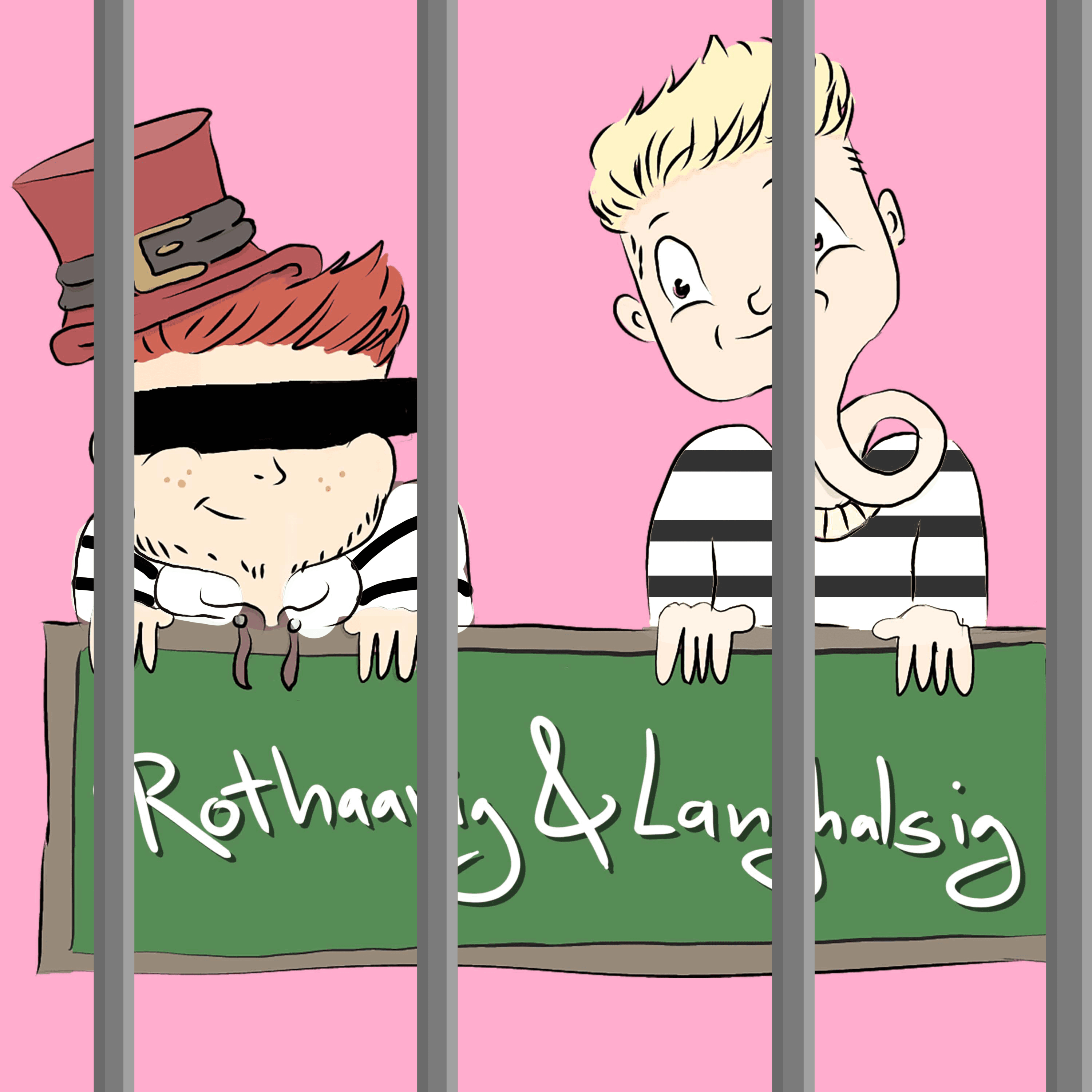 Rothaarig und Langhalsig