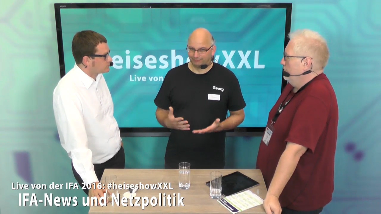 #heiseshow @ IFA 2016: Brennende Akkus, IFA-Trends, MU-MIMO-WLAN (Tag 1)