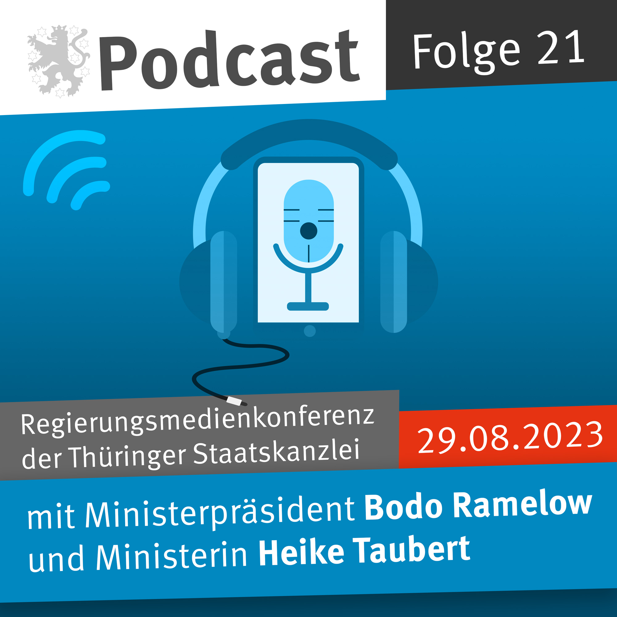 Regierungsmedienkonferenz des Freistaats Thüringen