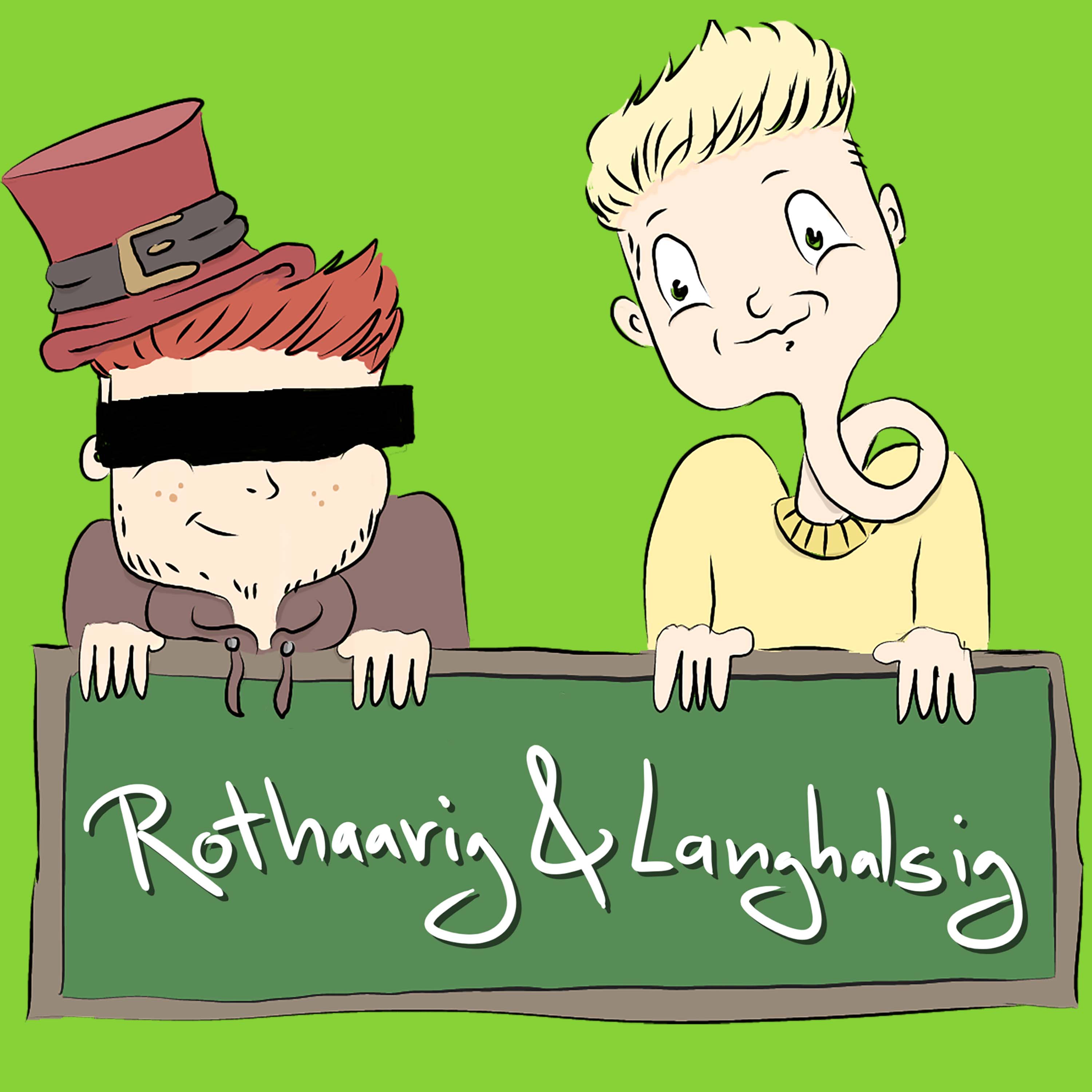 Rothaarig und Langhalsig