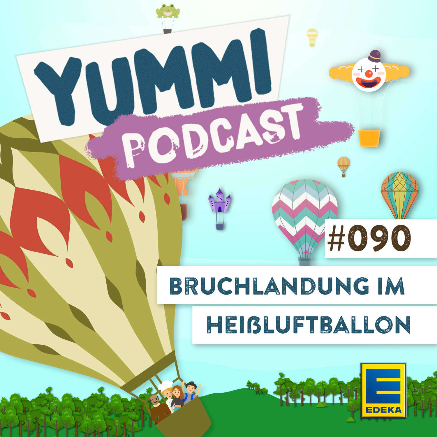 Bruchlandung im Heißluftballon