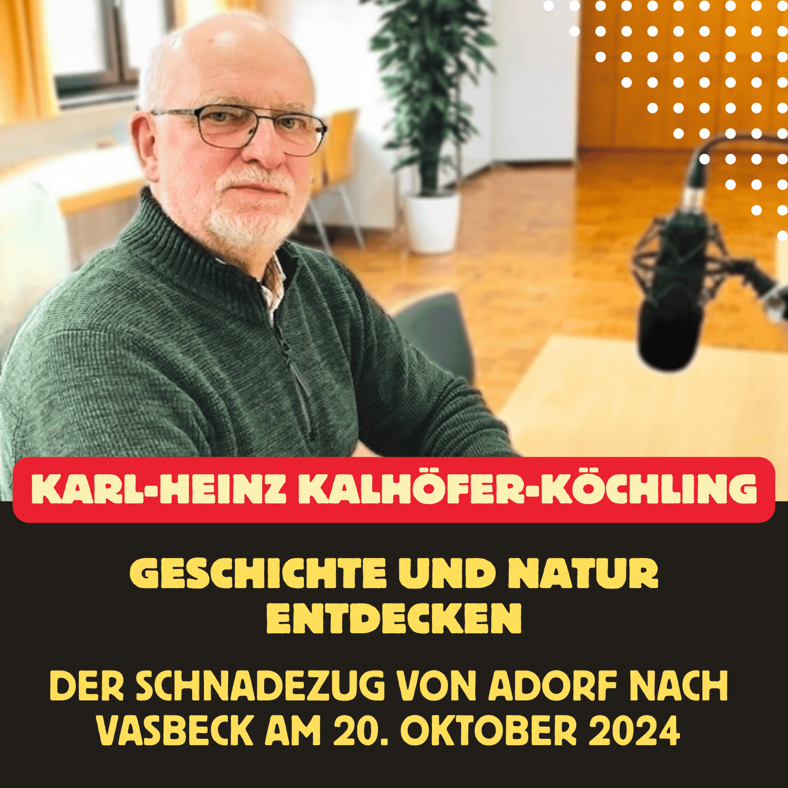Folge 128: Geschichte und Natur entdecken - Karl-Heinz Kalhöfer-Köchling über den Schnadezug von Adorf nach Vasbeck episode artwork