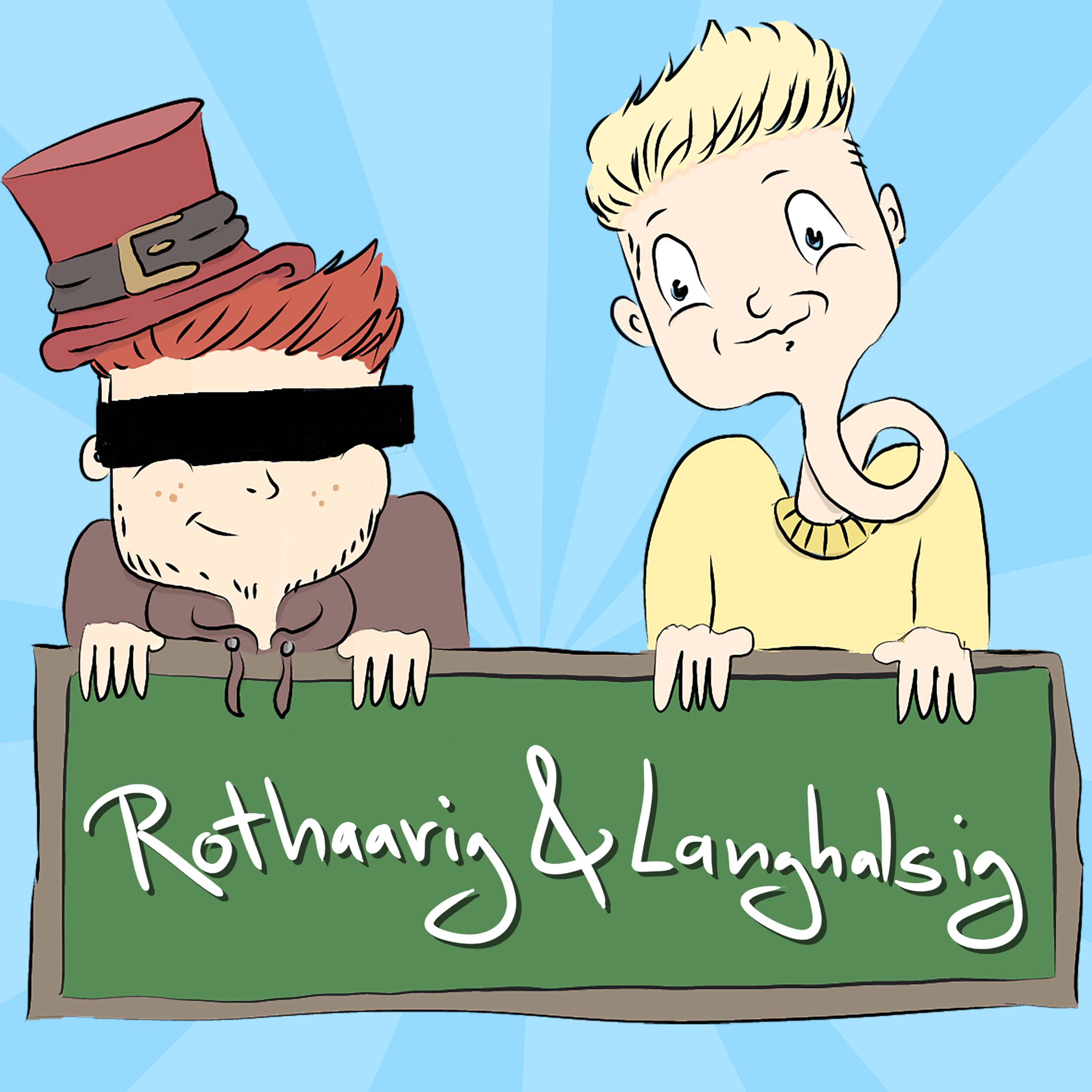 Rothaarig und Langhalsig