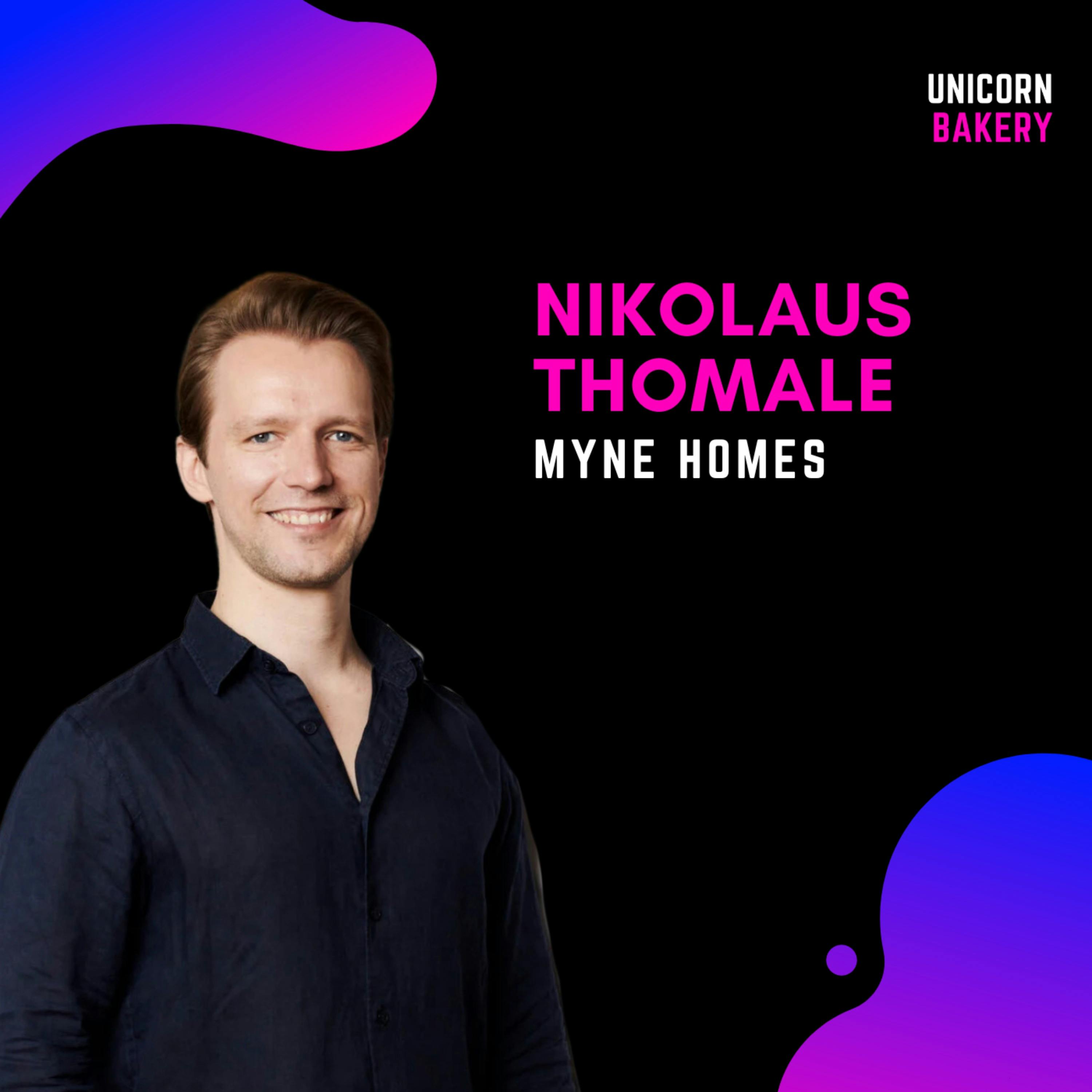 Warum die Rolle eines guten CFO in früher Phase oft unterschätzt wird & Venture Capital teuer ist - mit Nikolaus Thomale, MYNE Homes episode artwork