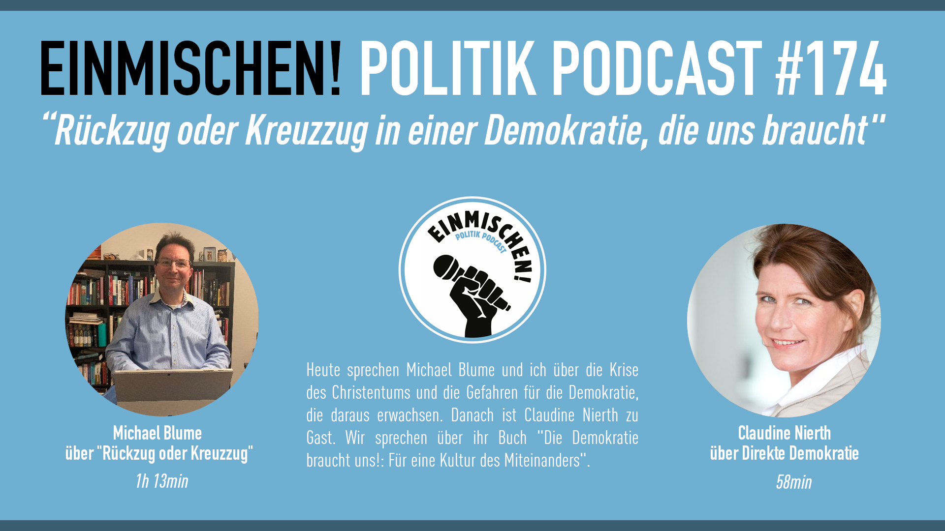 Rückzug oder Kreuzzug in einer Demokratie, die uns braucht