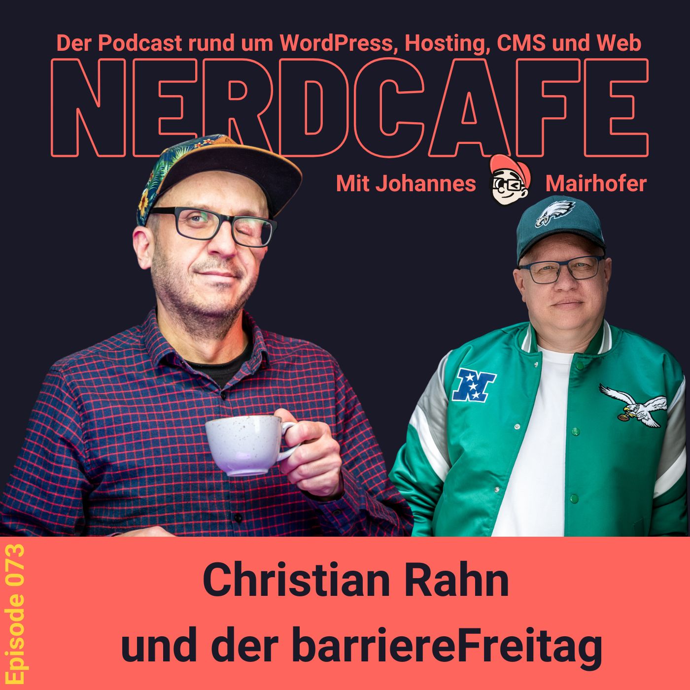 nerdcafe. Der Podcast rund um WordPress, Hosting, CMS und Web.
