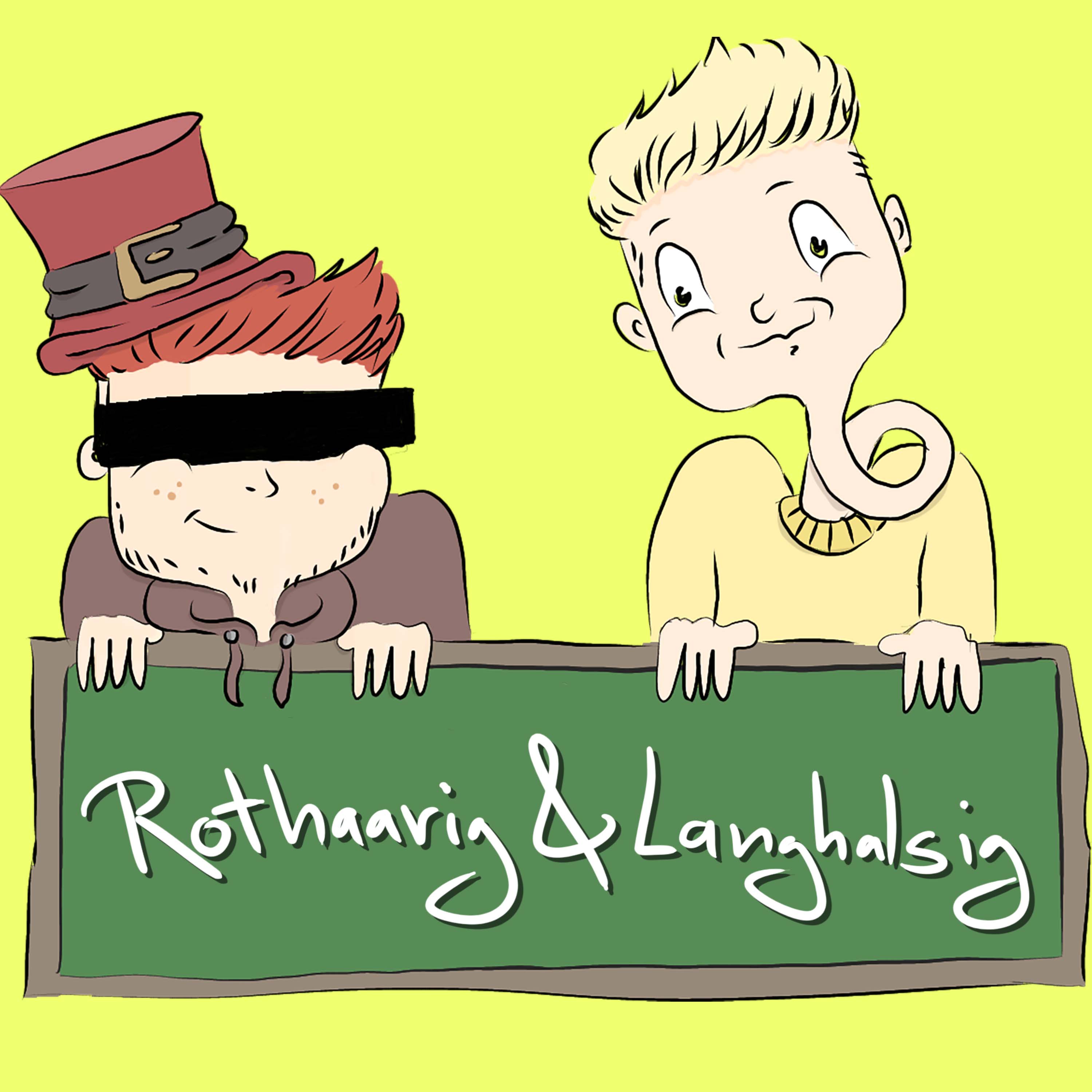Rothaarig und Langhalsig