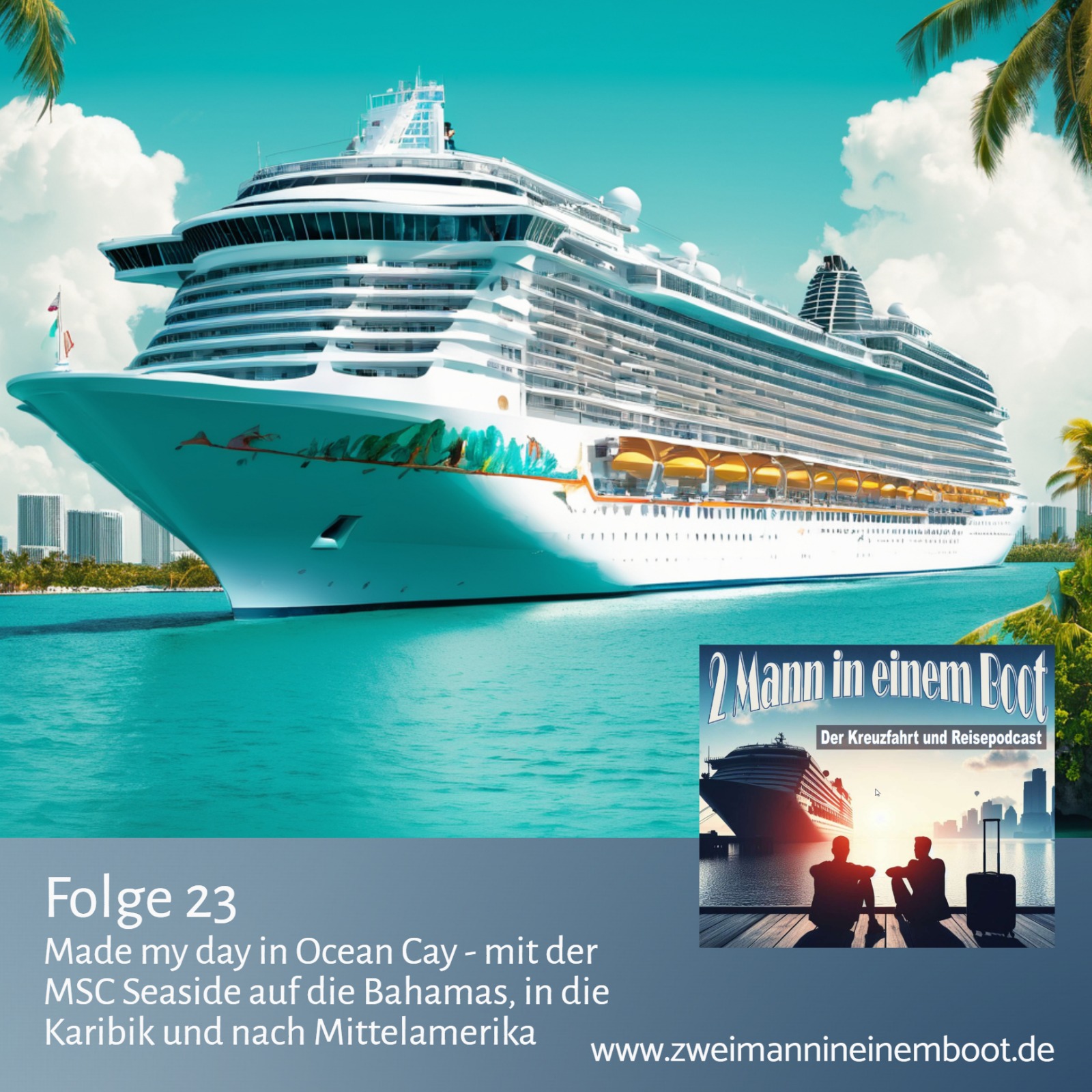 2 Mann in einem Boot