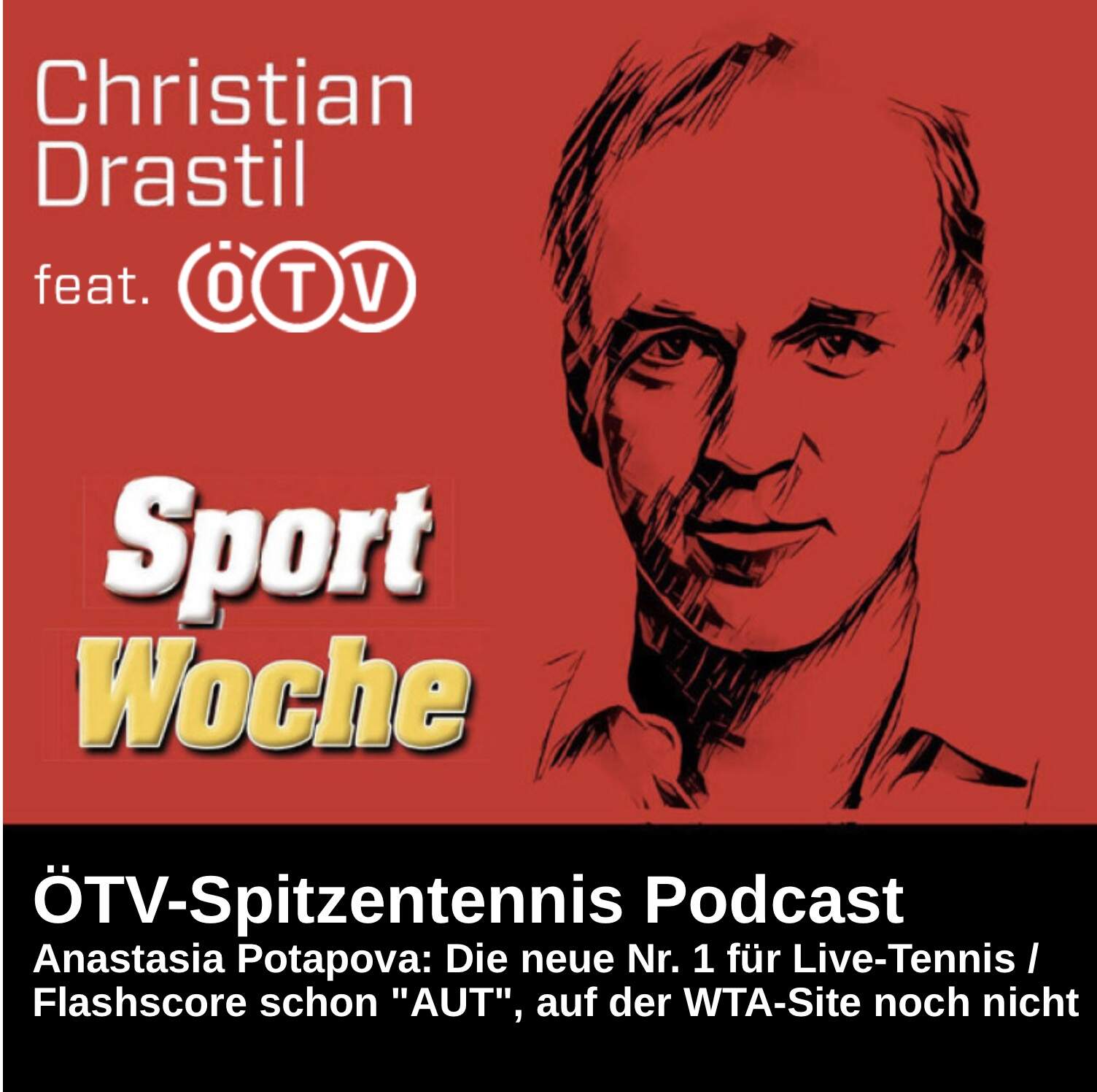 SportWoche ÖTV-Spitzentennis Podcast: Anastasia Potapova ist für Flashscore und Live-Tennis schon (AUT), auf der WTA-Site noch nicht