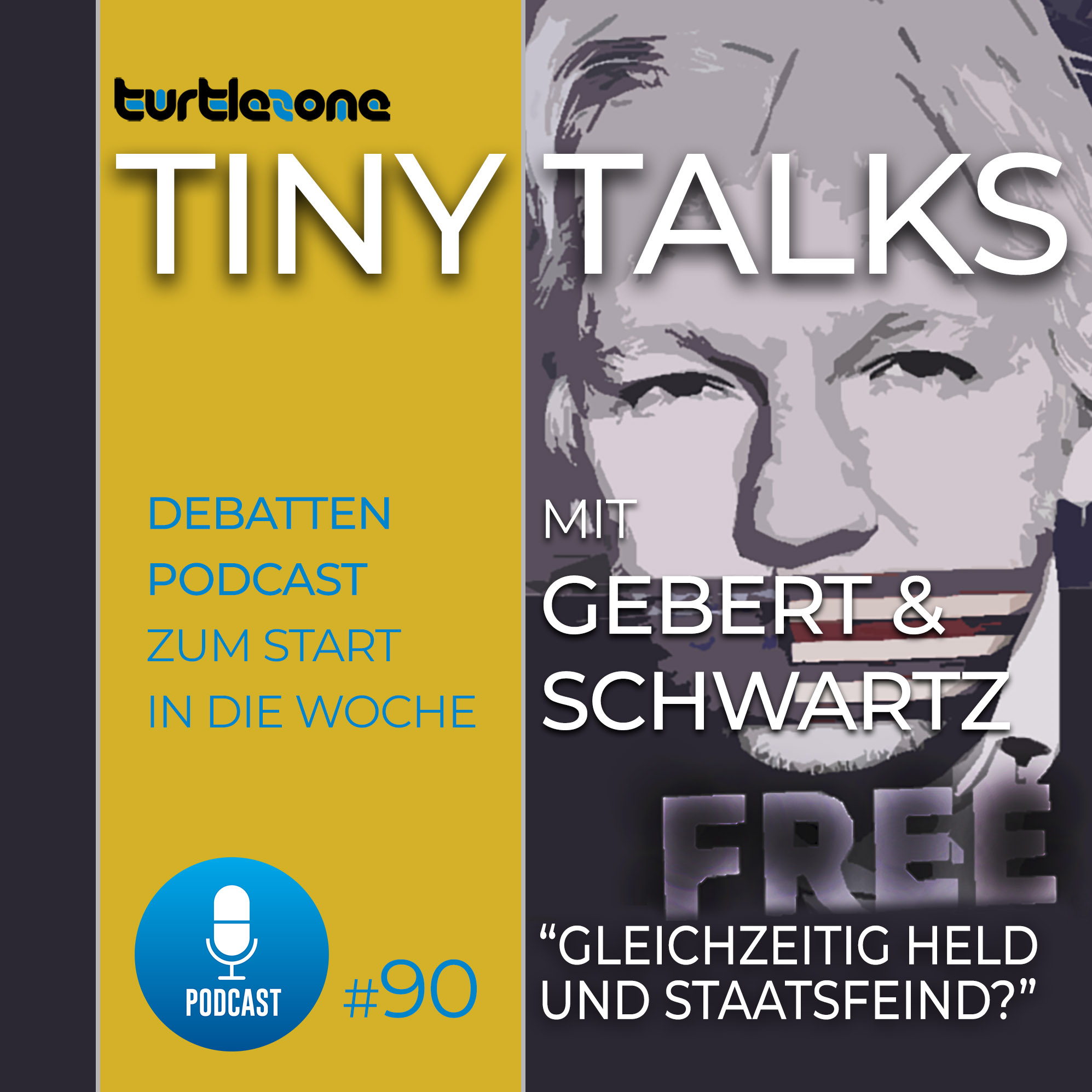 Turtlezone Tiny Talks - Der Debatten-Podcast mit Gebert und Schwartz