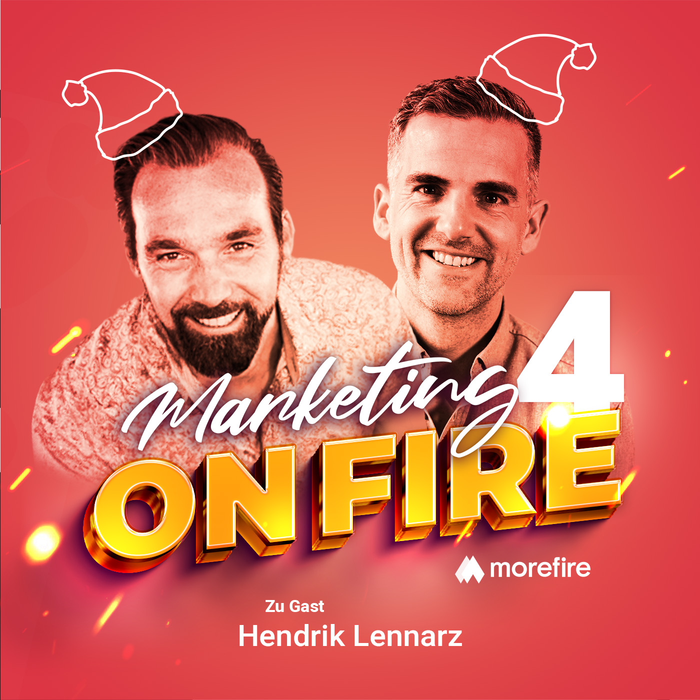 #4 | Mehr umsetzen – so bekommst du mehr Projekte in die Umsetzung - Hendrik Lennarz | Marketing on fire episode artwork