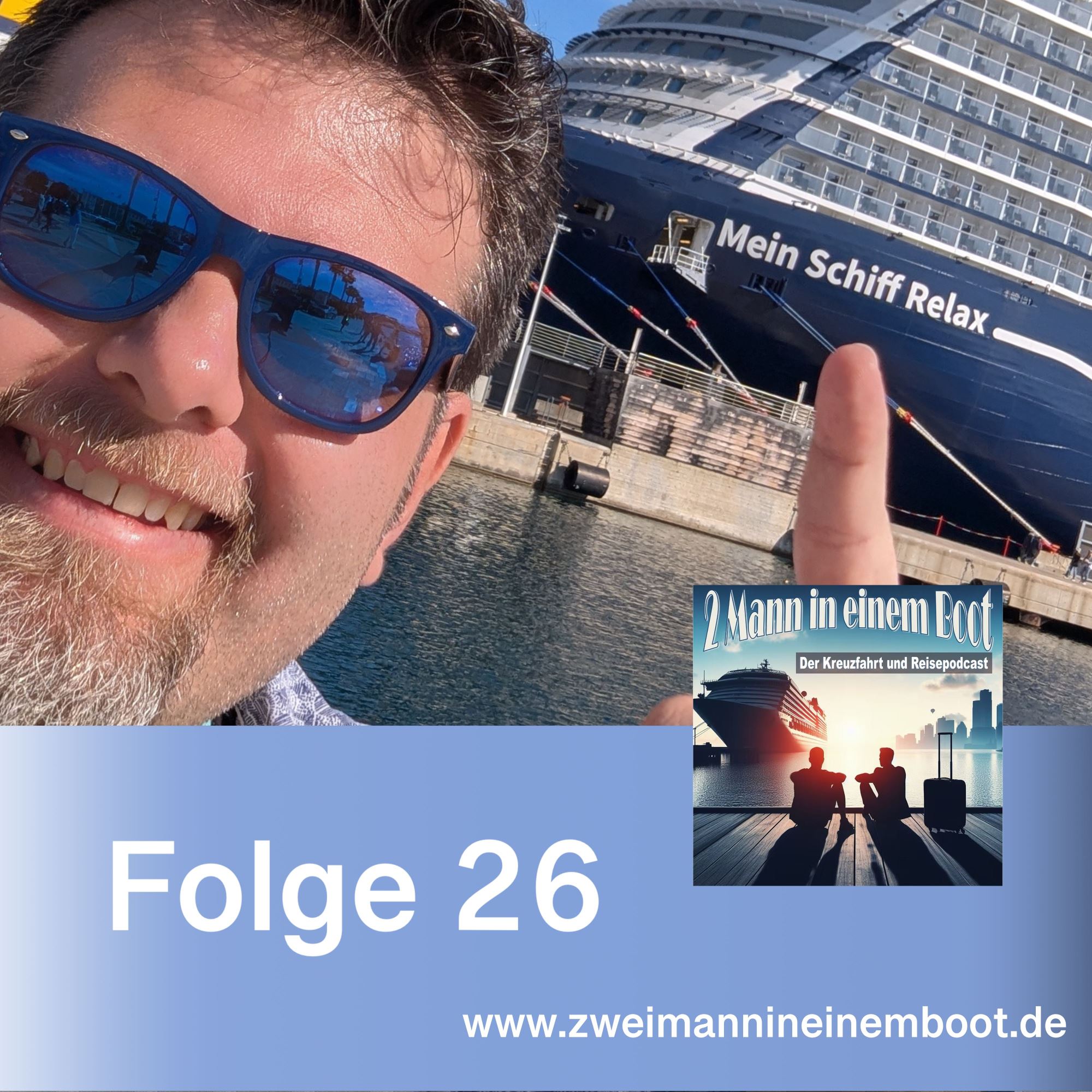 2 Mann in einem Boot