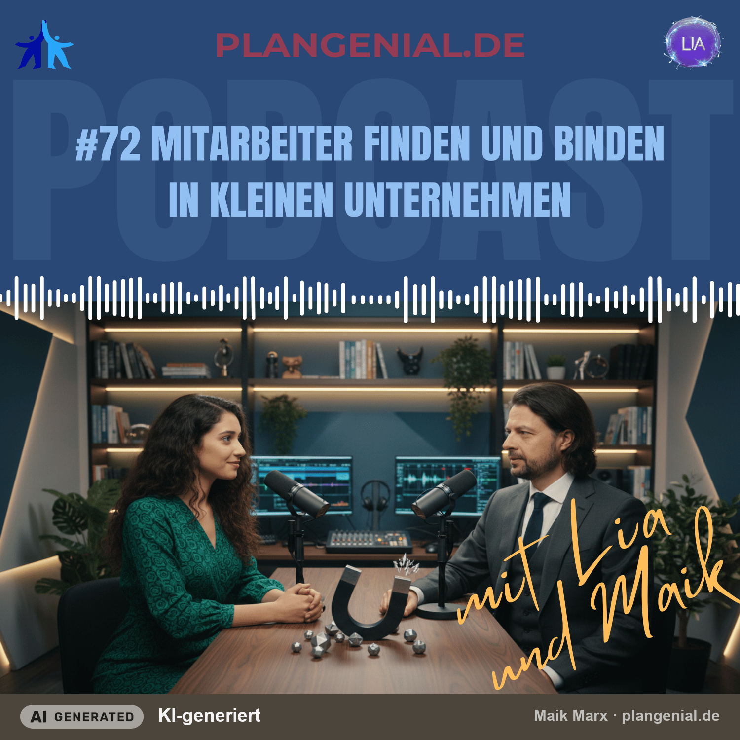 #72 Mitarbeiter finden und binden in kleinen Unternehmen episode artwork