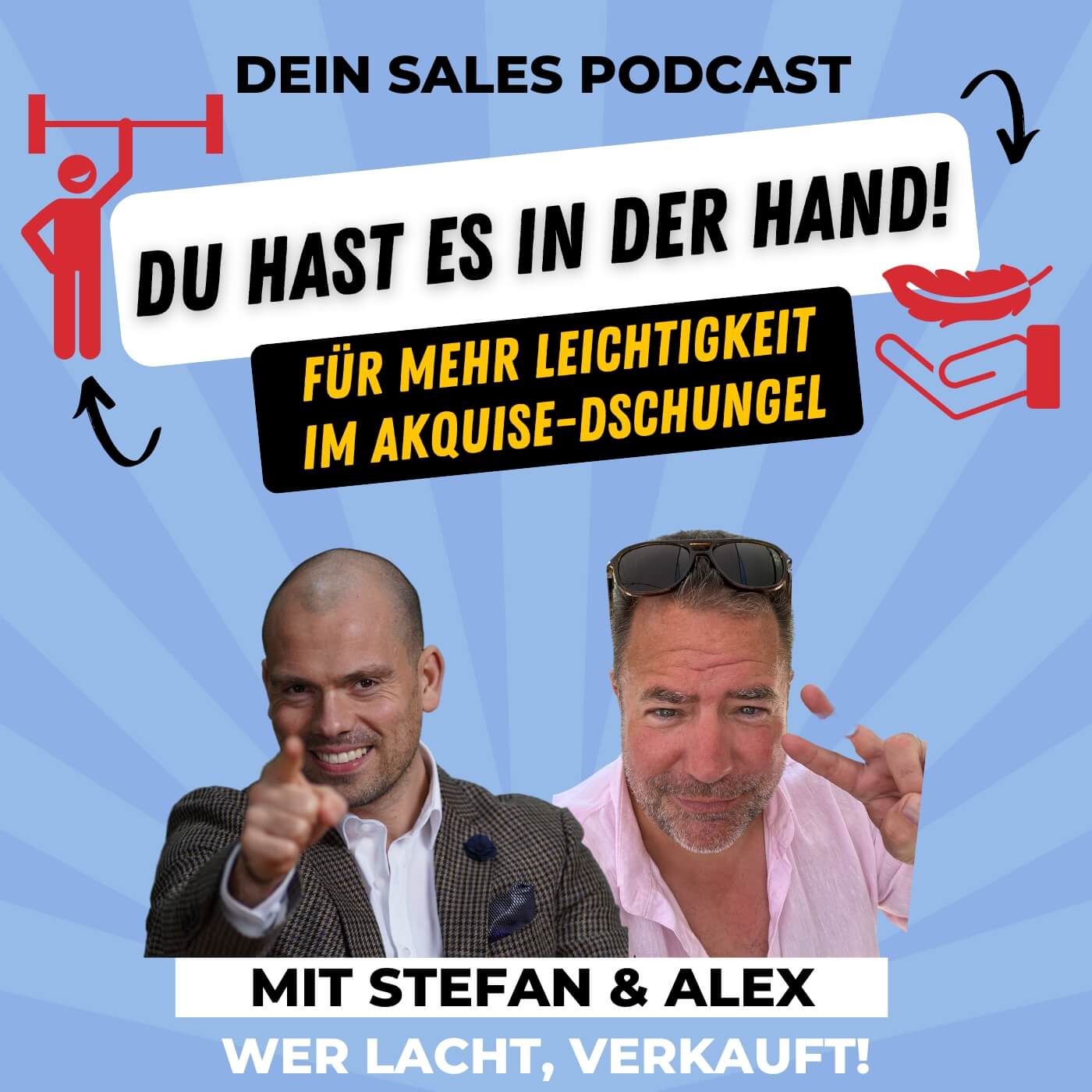 Wer lacht verkauft! Dein Sales Podcast für mehr Spaß im Verkauf.