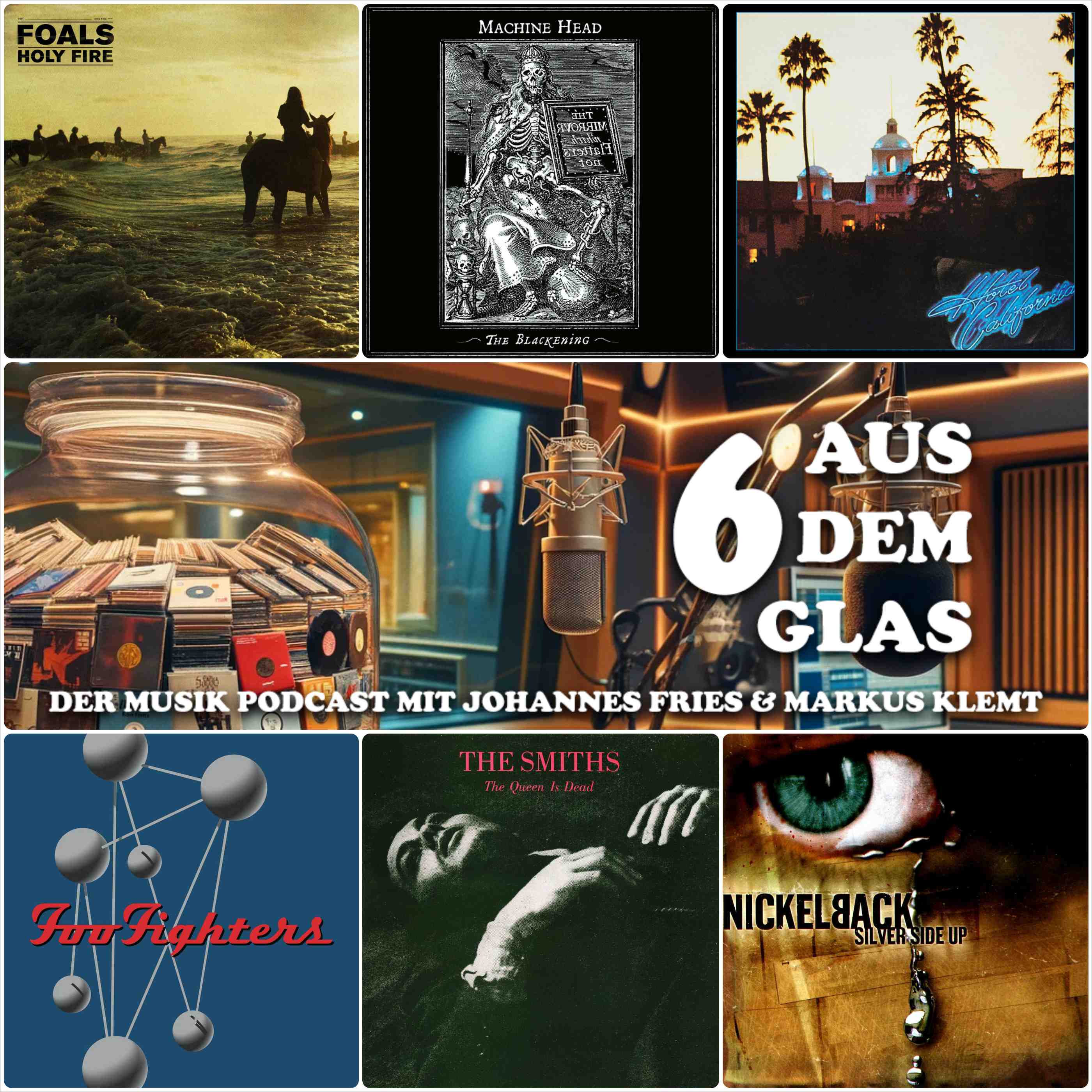 6 aus dem Glas