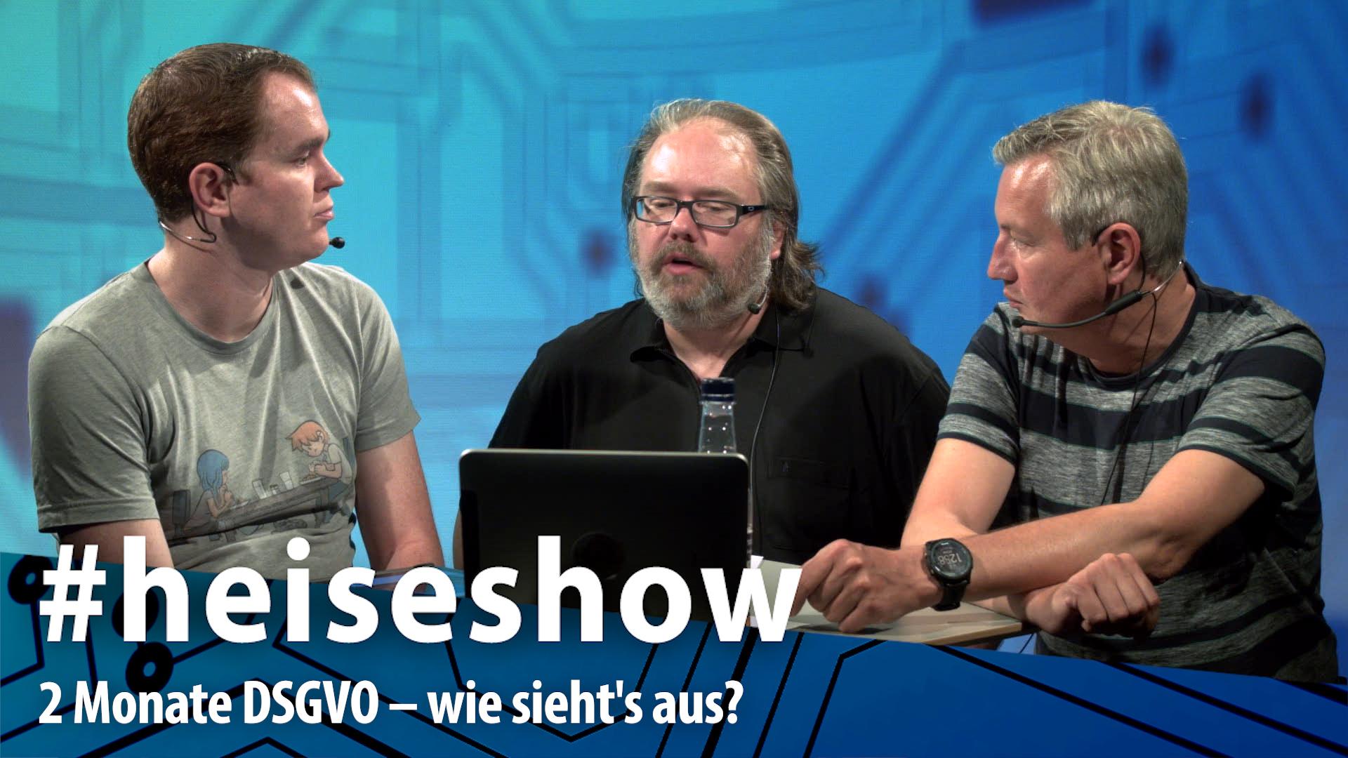 #heiseshow, live ab 12 Uhr: 2 Monate DSGVO – wie sieht's aus?